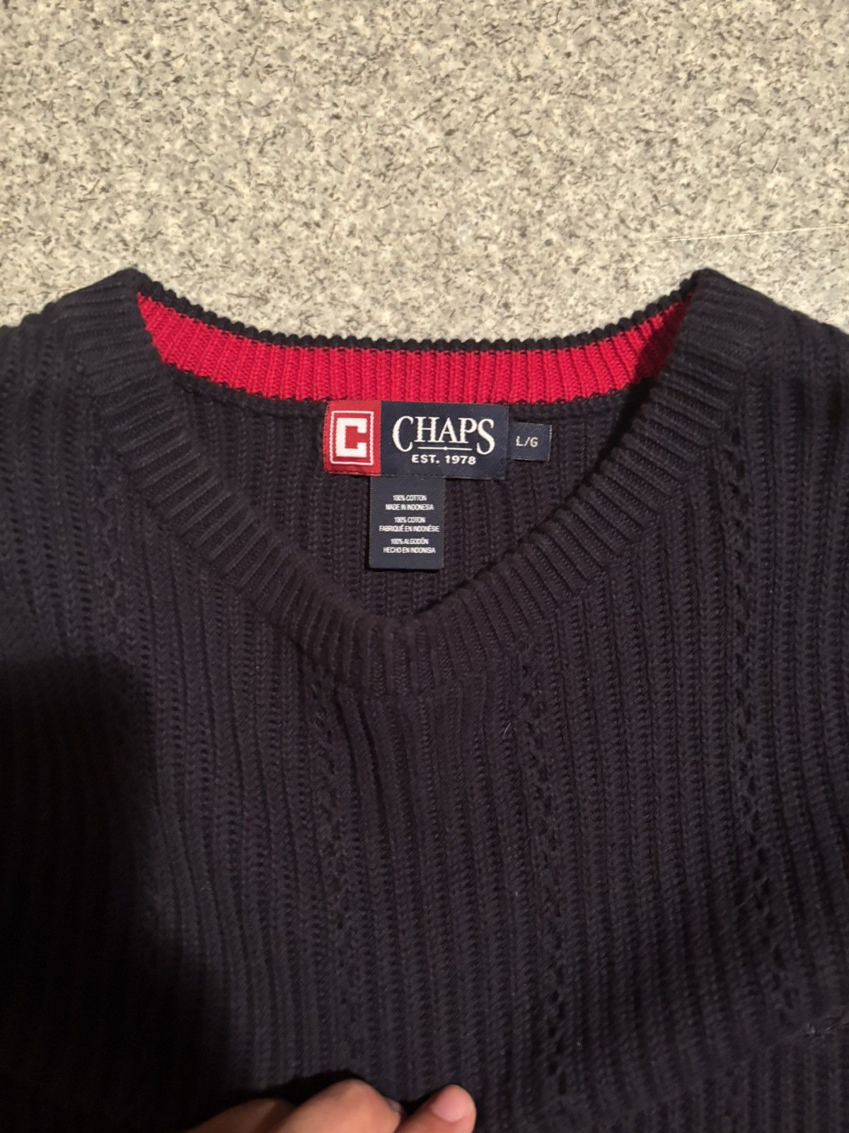 Chaps Chaps Knitwear Sweater Size US L / EU 52-54 / 3 - 3 Thumbnail