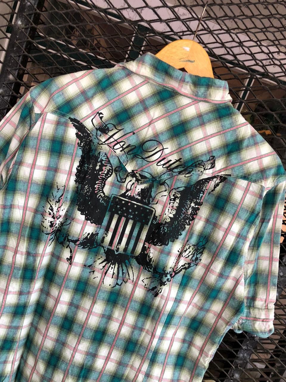 Von Dutch VON DUTCH PLAID BUTTON SHIRT Size US L / EU 52-54 / 3 - 4 Thumbnail