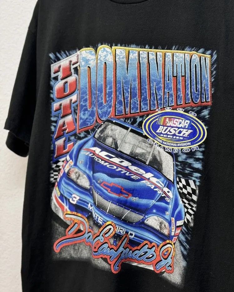 Band Tees × NASCAR × Vintage Vintage VTG Dale Earnhardt JR Total Domination 1998 Nascar Size US L / EU 52-54 / 3 - 5 Thumbnail