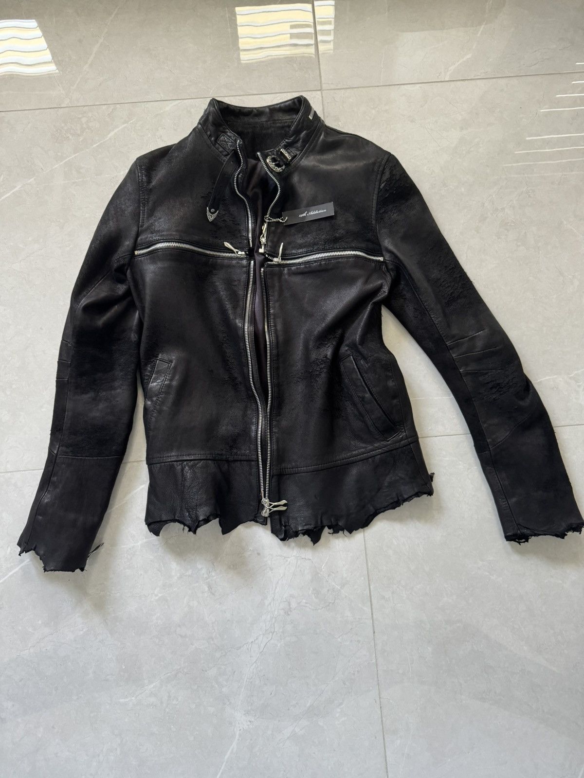 14th addiction cross zip jacket