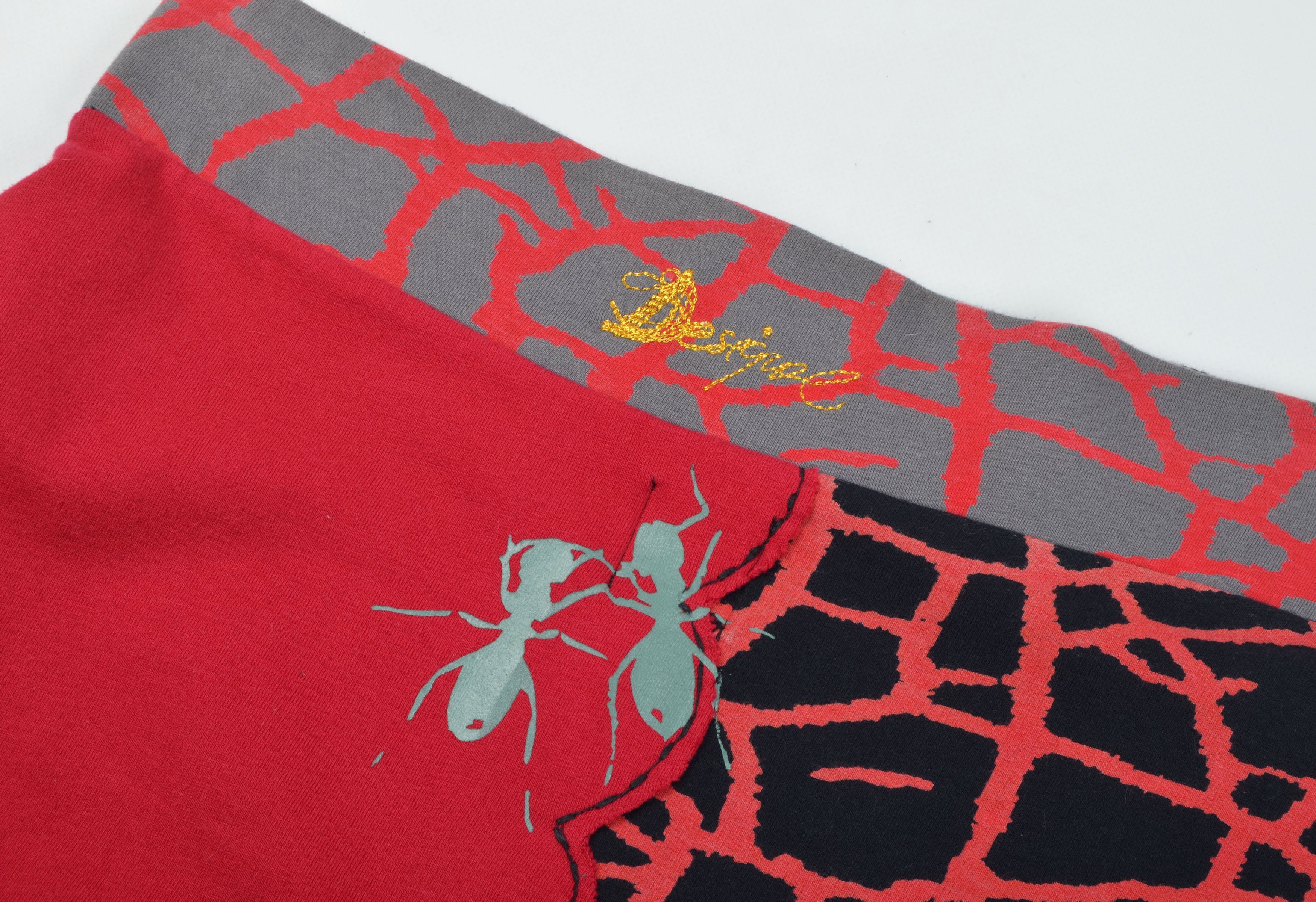 Desigual Desigual Y2K Graphic Print Grunge Dragon A-Line Skirt Size 32" / US 10 / IT 46 - 12 Thumbnail