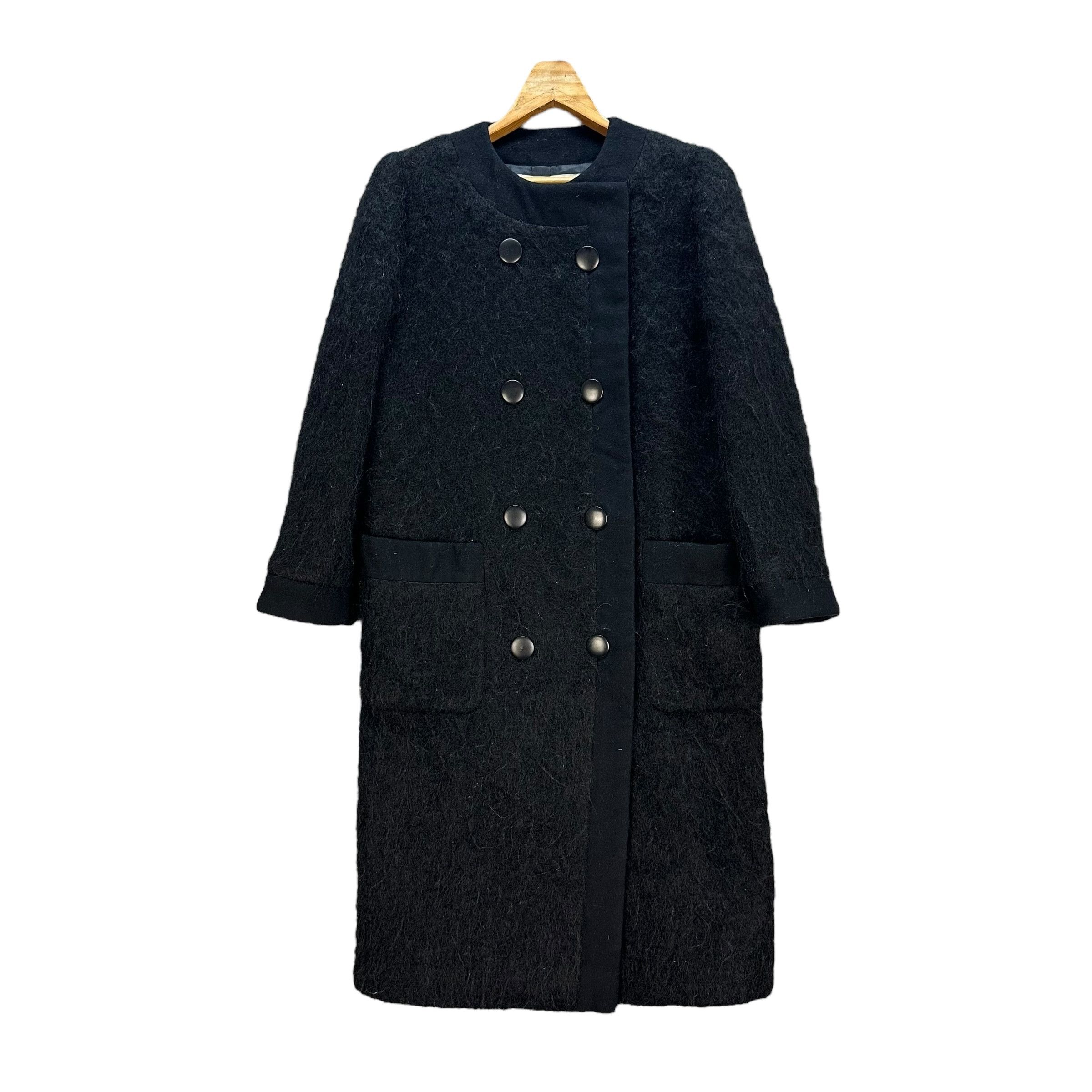 Pierre Balmain Pierre Balmain Mohair Double Breasted Long Coat #A15-0376 Size M / US 6-8 / IT 42-44 - 1 Thumbnail