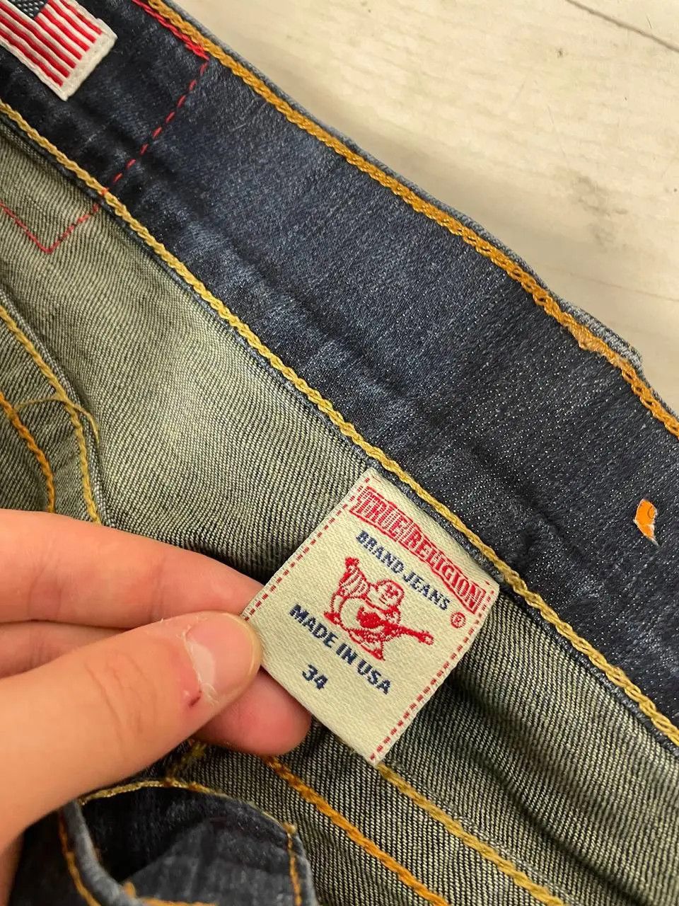 True Religion Vintage True Religion Jack Denim Jeans Baggy Y2K Japan Size US 34 / EU 50 - 8 Thumbnail