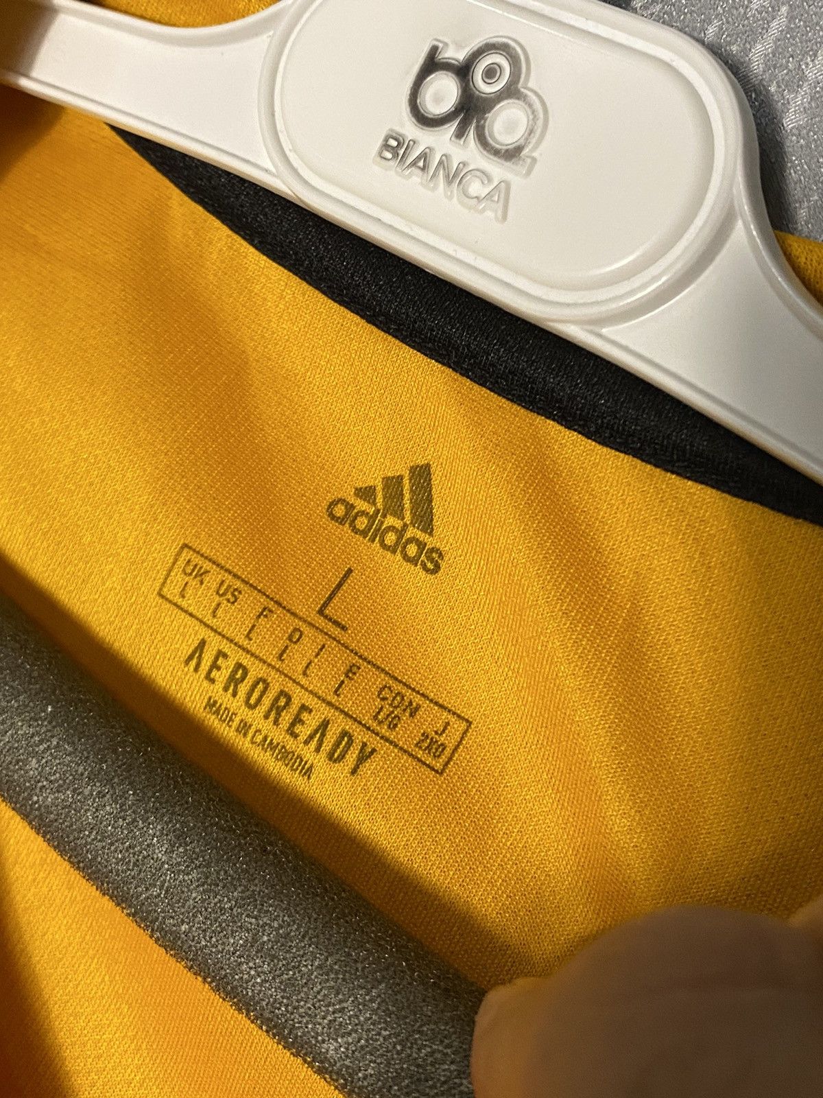 Adidas 2020 Wolverhampton Adidas Soccer Jersey Home Kit Size US L / EU 52-54 / 3 - 2 Thumbnail