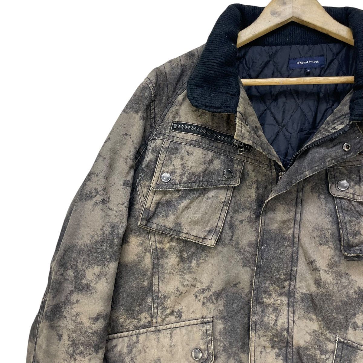 If Six Was Nine × Japanese Brand × Le Grande Bleu (L.G.B.) 💥Signal Point Bomber Jacket Size US L / EU 52-54 / 3 - 4 Thumbnail