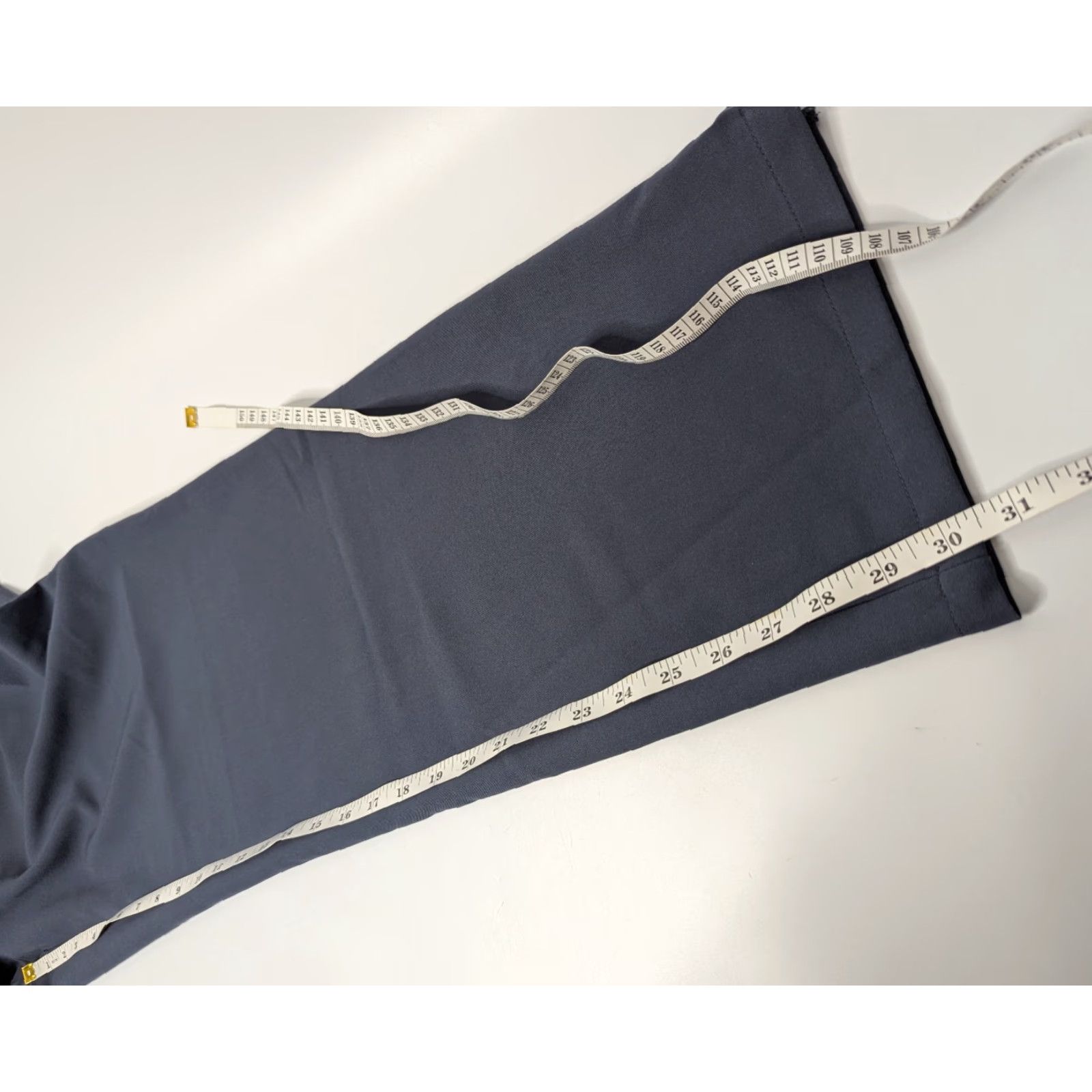 Vintage Jaanuu Women's Scrub Pants Grey Blue L Drawstring Pockets Stretch Tagless Medical Nurse Size 36" / US 14 / IT 50 - 5 Thumbnail