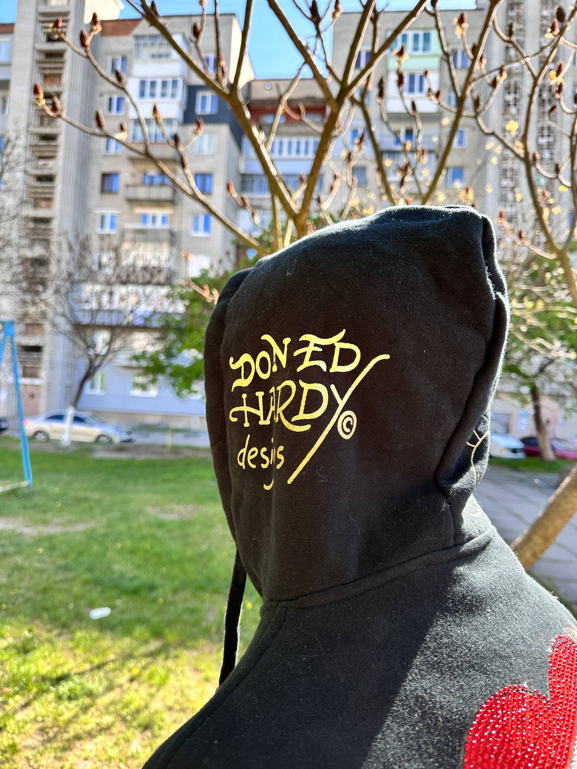 Ed Hardy Ed Hardy Rhinestone Y2K Zip Hoodie Size US L / EU 52-54 / 3 - 6 Thumbnail