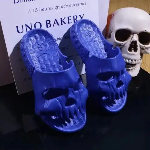 Japanese Brand Skull Monster Slippers. Size US 10 / EU 43 - 3 Thumbnail