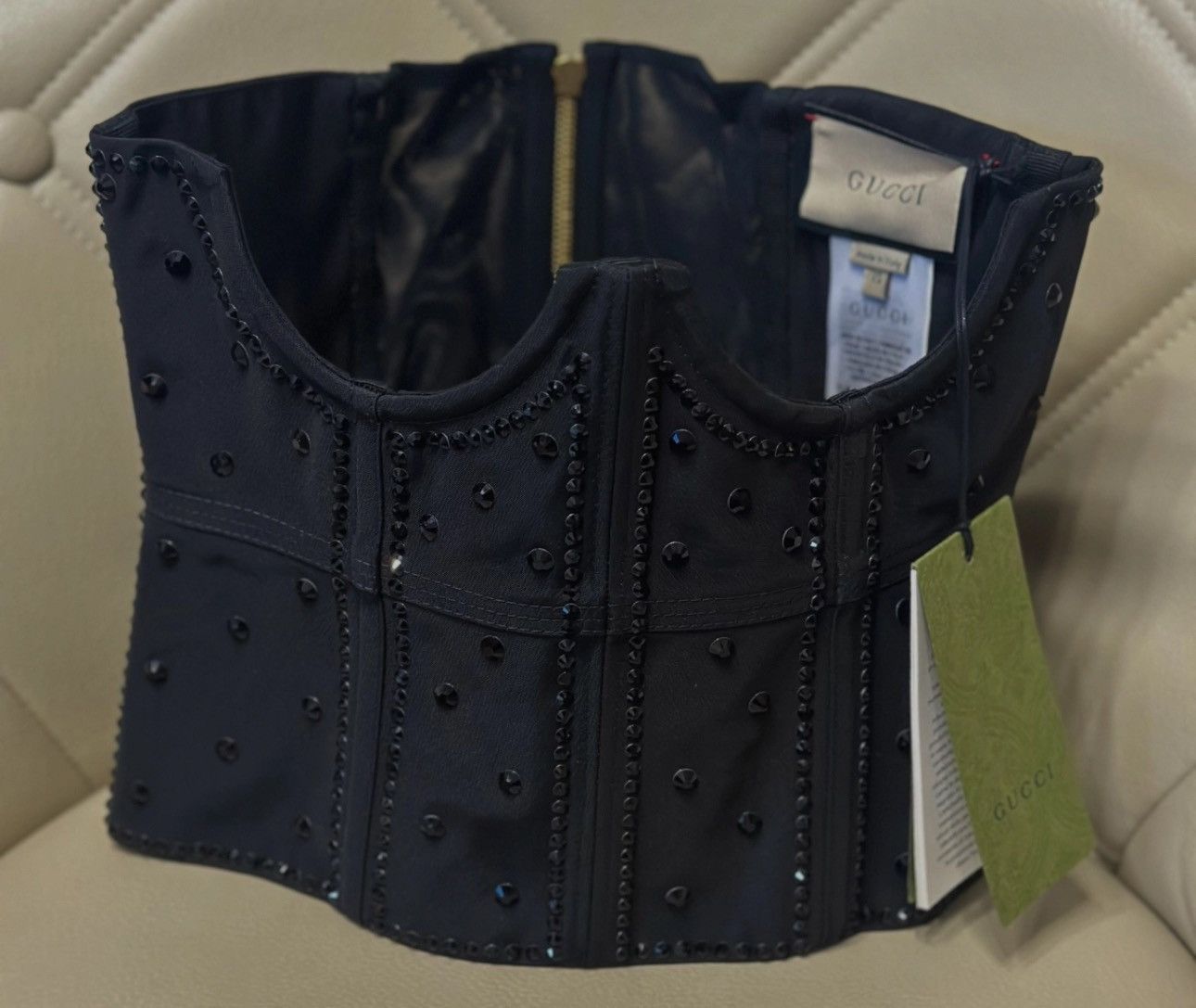 Gucci GUCCI Silk corset Size L / US 10 / IT 46 - 4 Thumbnail