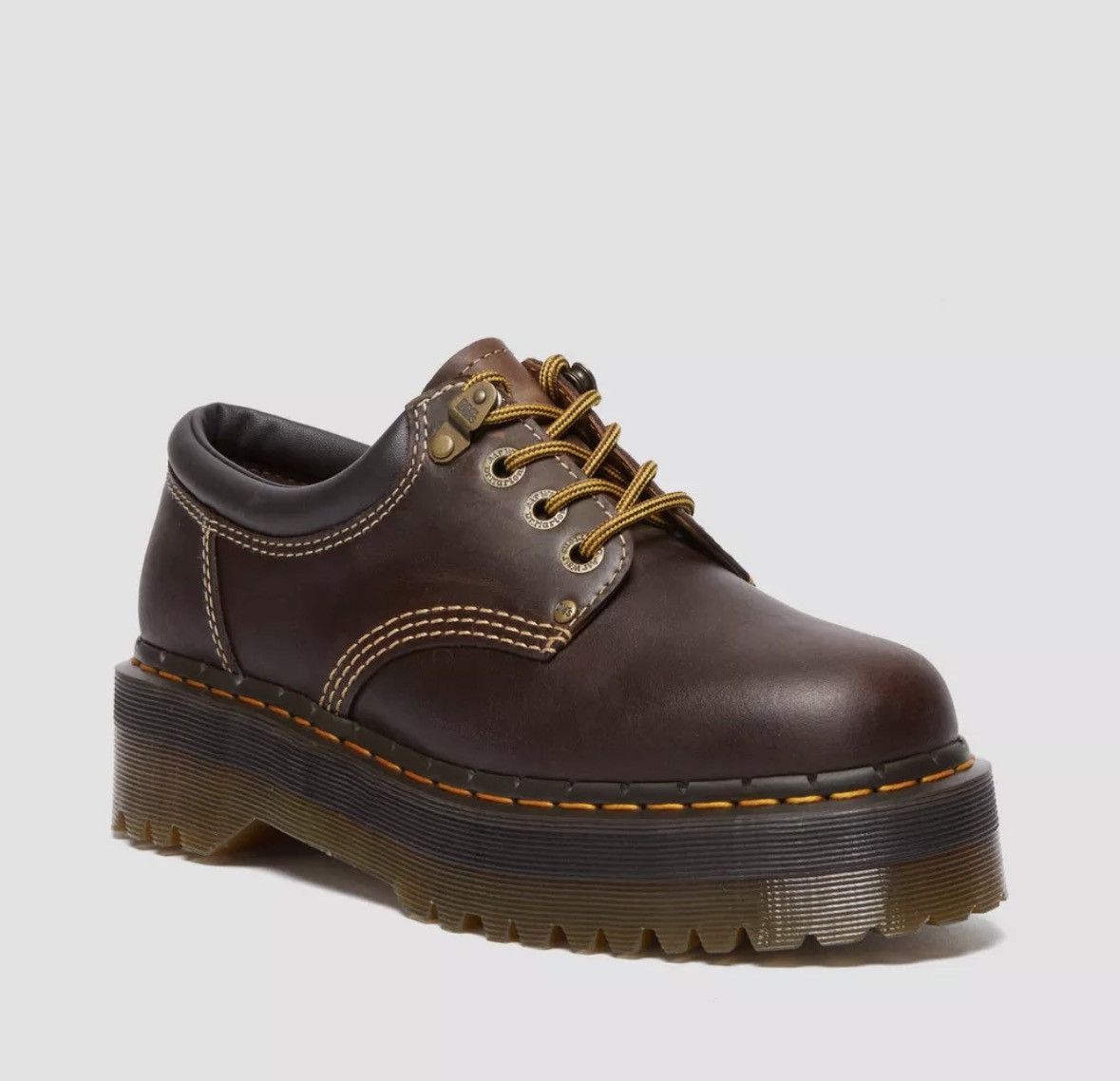 Dr. Martens Dr. Martens 8053 Leather Platform Shoes Size US 11 / EU 44 - 1 Thumbnail