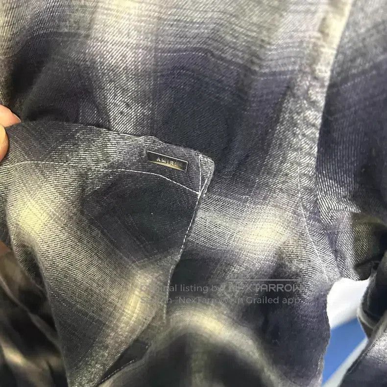 Amiri Amiri Black and white checkered shirt Size US M / EU 48-50 / 2 - 3 Thumbnail