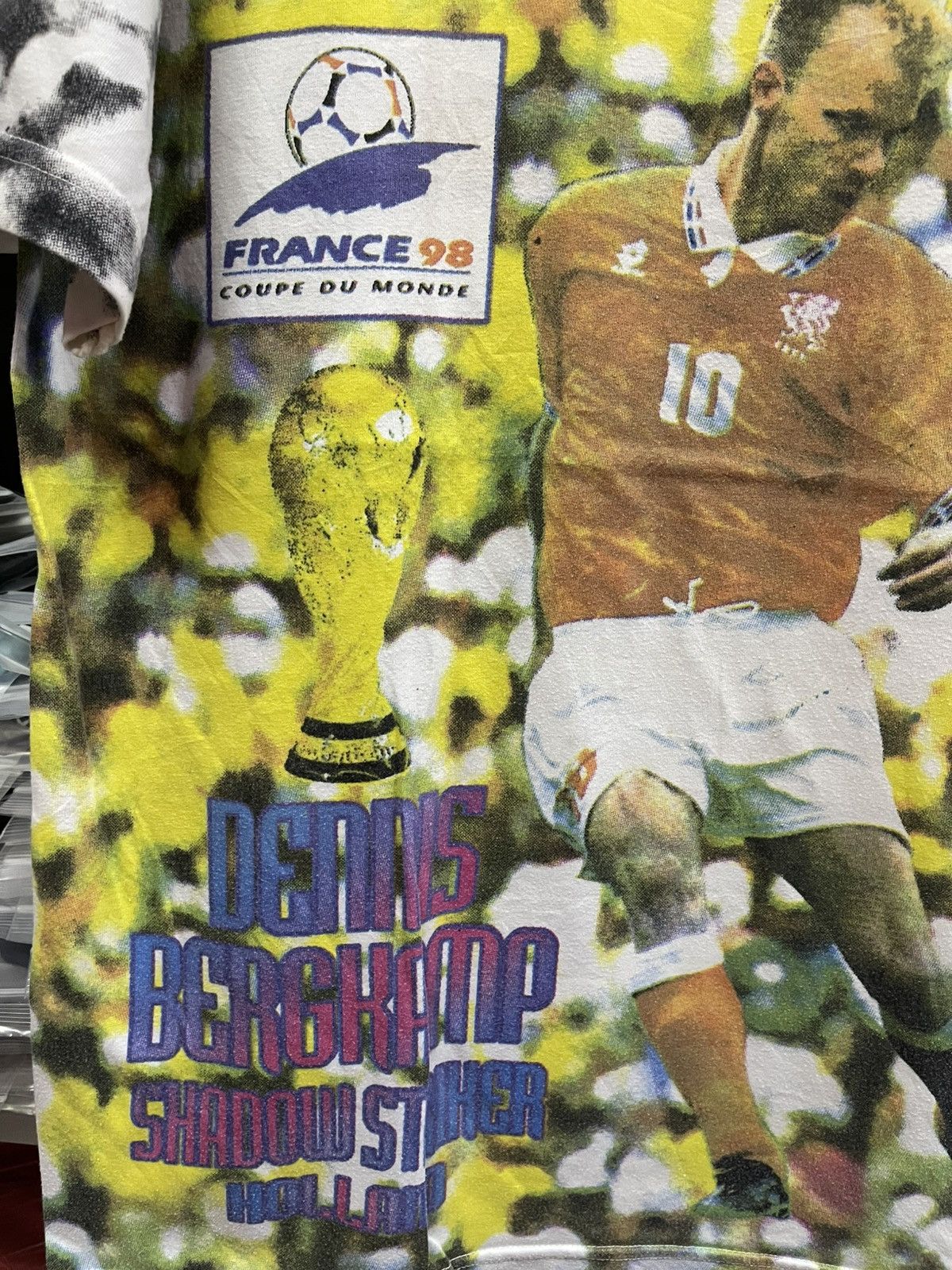 Vintage Vintage 90s Dennis Bergkamp " Shadow Striker " 🔥🔥🔥 Size US L / EU 52-54 / 3 - 3 Thumbnail