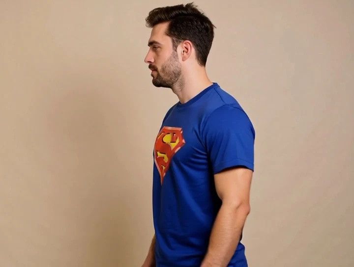 Other Superman Logo Blue T-Shirt - Royal Blue - New Size US L / EU 52-54 / 3 - 2 Thumbnail