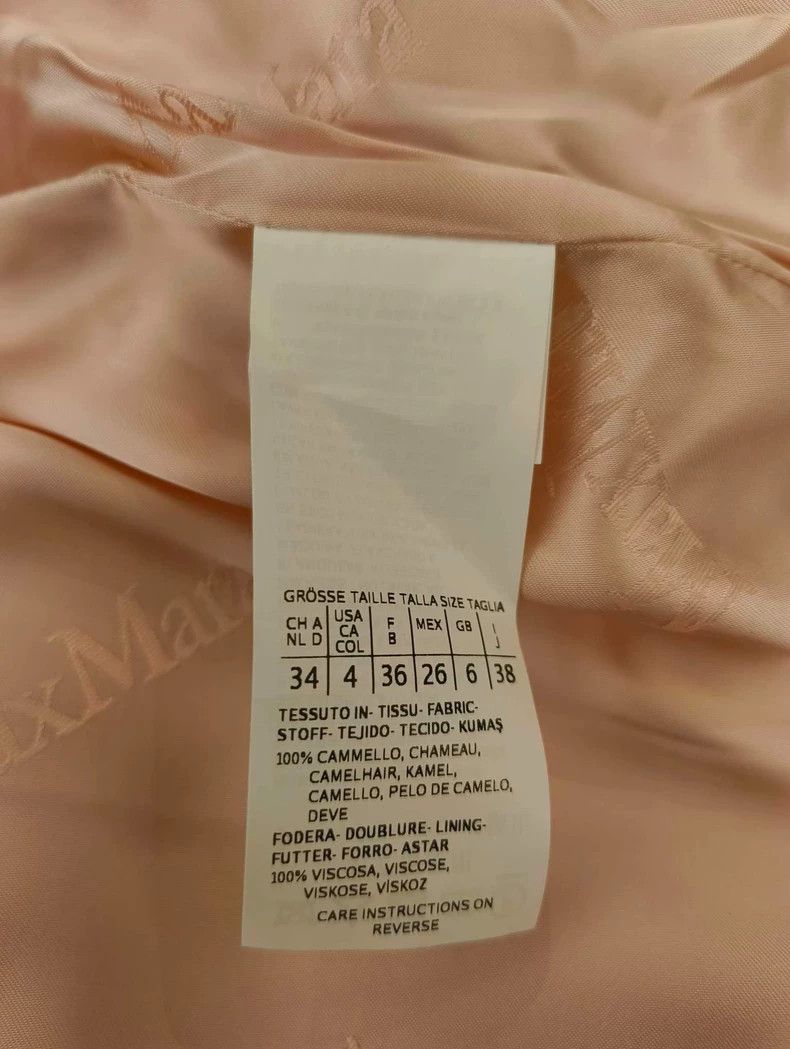 Max Mara Max Mara Rialto Pink Camel Coat Size M / US 6-8 / IT 42-44 - 5 Thumbnail