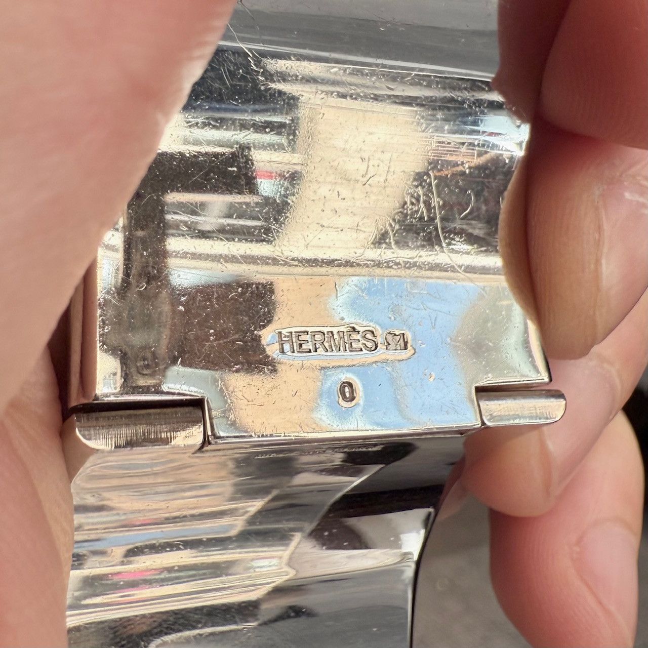 Hermes Hermès Black Enamel Extra Wide Clic Clac H PHW Bracelet Size ONE SIZE - 12 Thumbnail