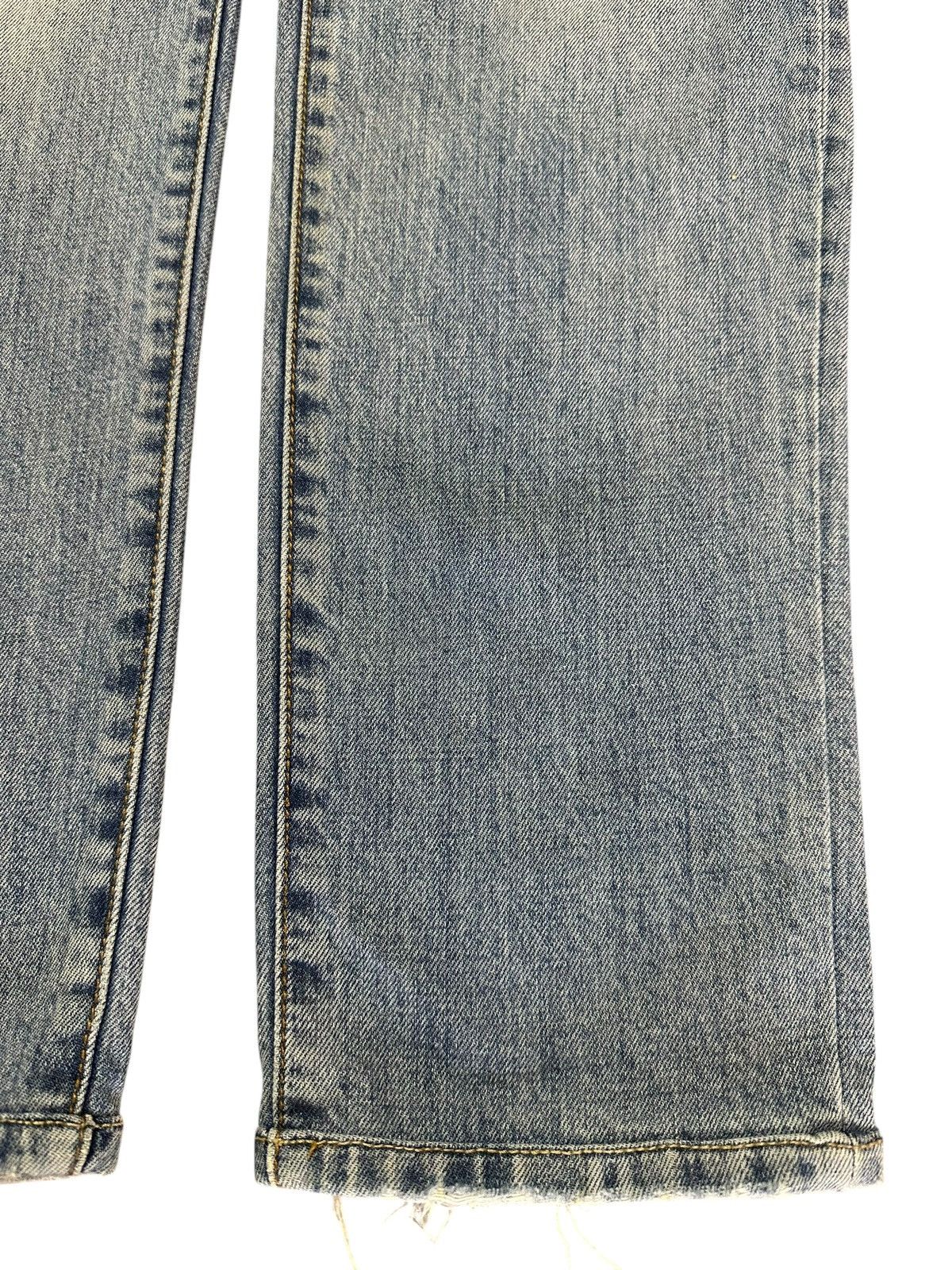 Philipp Plein Philipp Plein Blue Faded Wash Distress Style Jeans Size US 31 - 8 Thumbnail