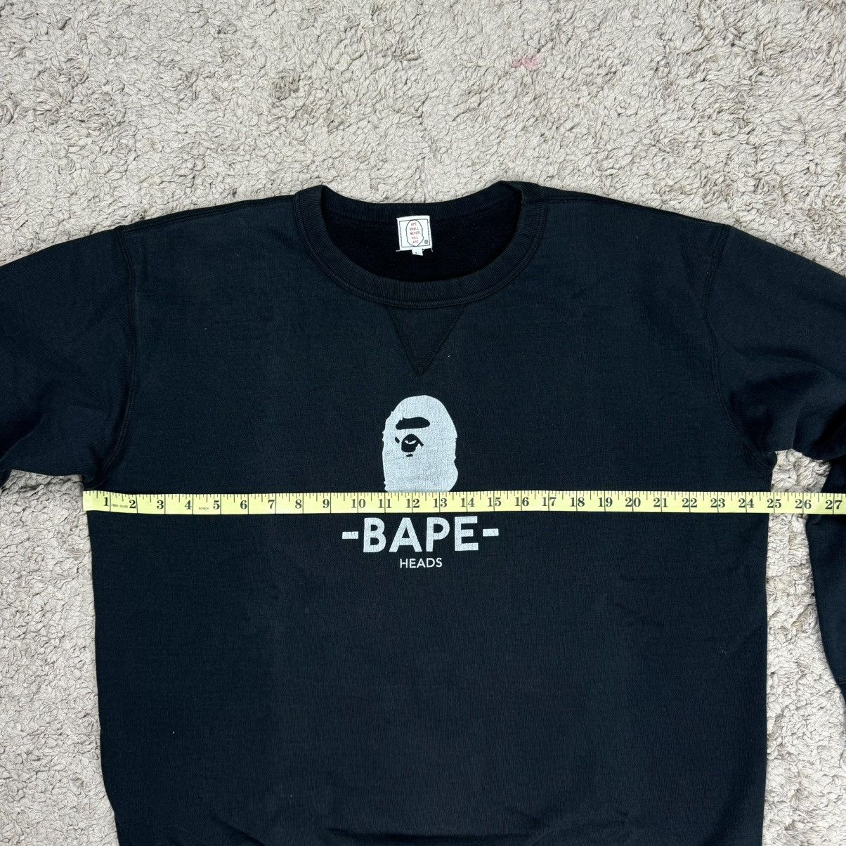 Bape Bape Heads Crewneck Size US L / EU 52-54 / 3 - 10 Thumbnail