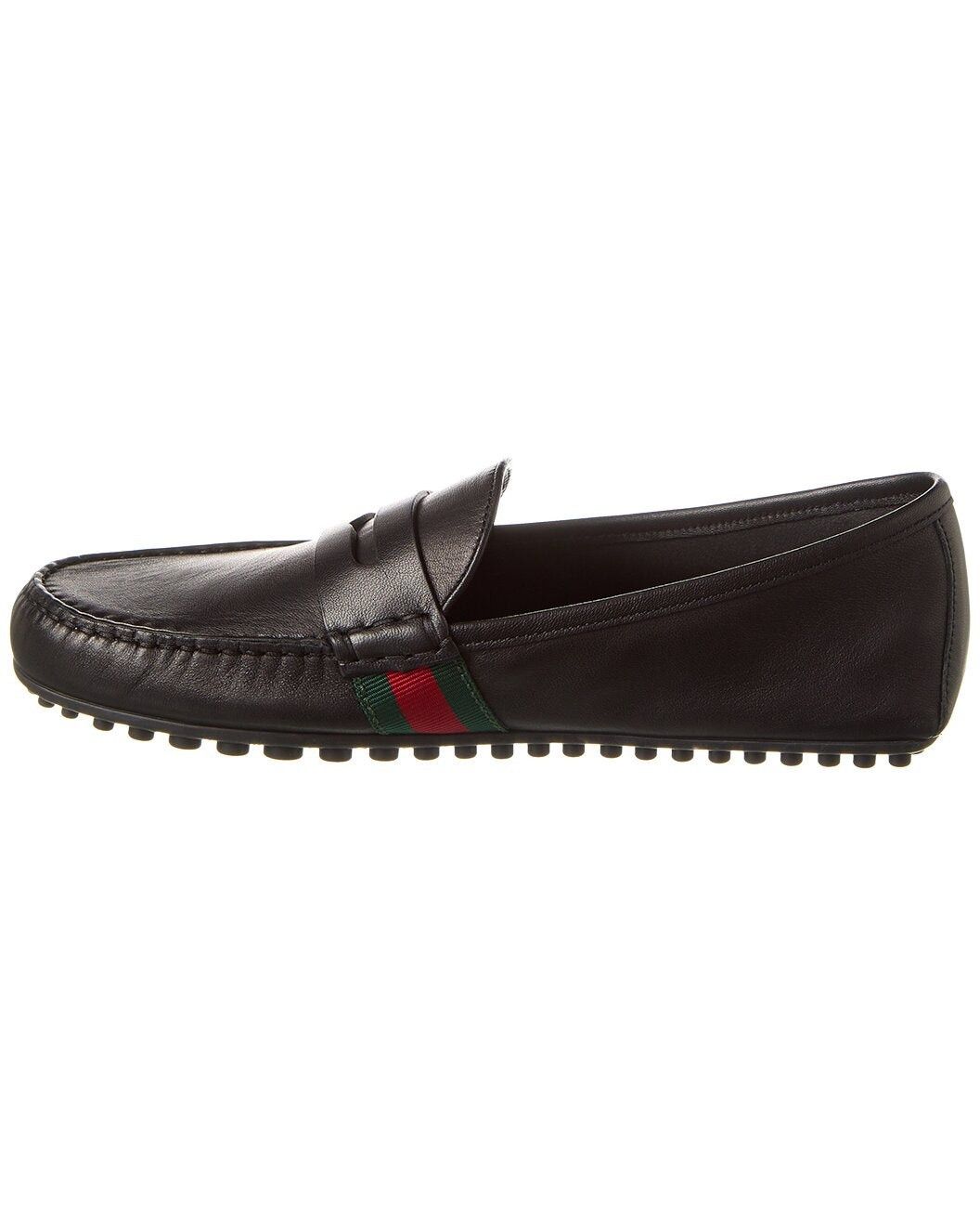 o1mt1gz0225 Web Driver Loafers in Black