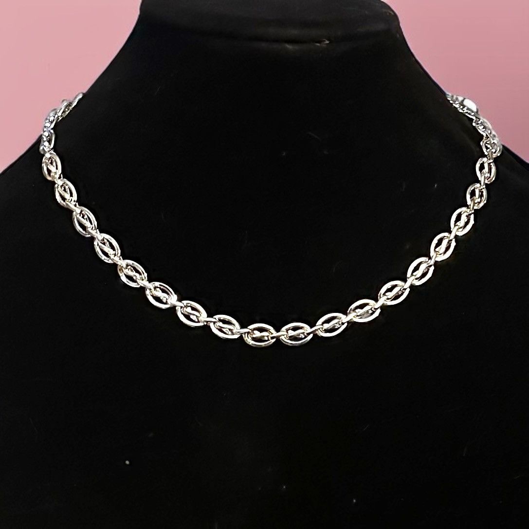 Vintage Vintage silver tone mariner link chain necklace Size ONE SIZE - 1 Thumbnail