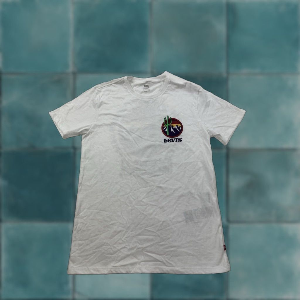Levi's VINTAGE Levi’s Shirt Men S White California T-Shirt Crew Neck Short Sleeve Logo All Seasons Spring Summer 90s (California) Mens Size US S / EU 44-46 / 1 - 1 Thumbnail