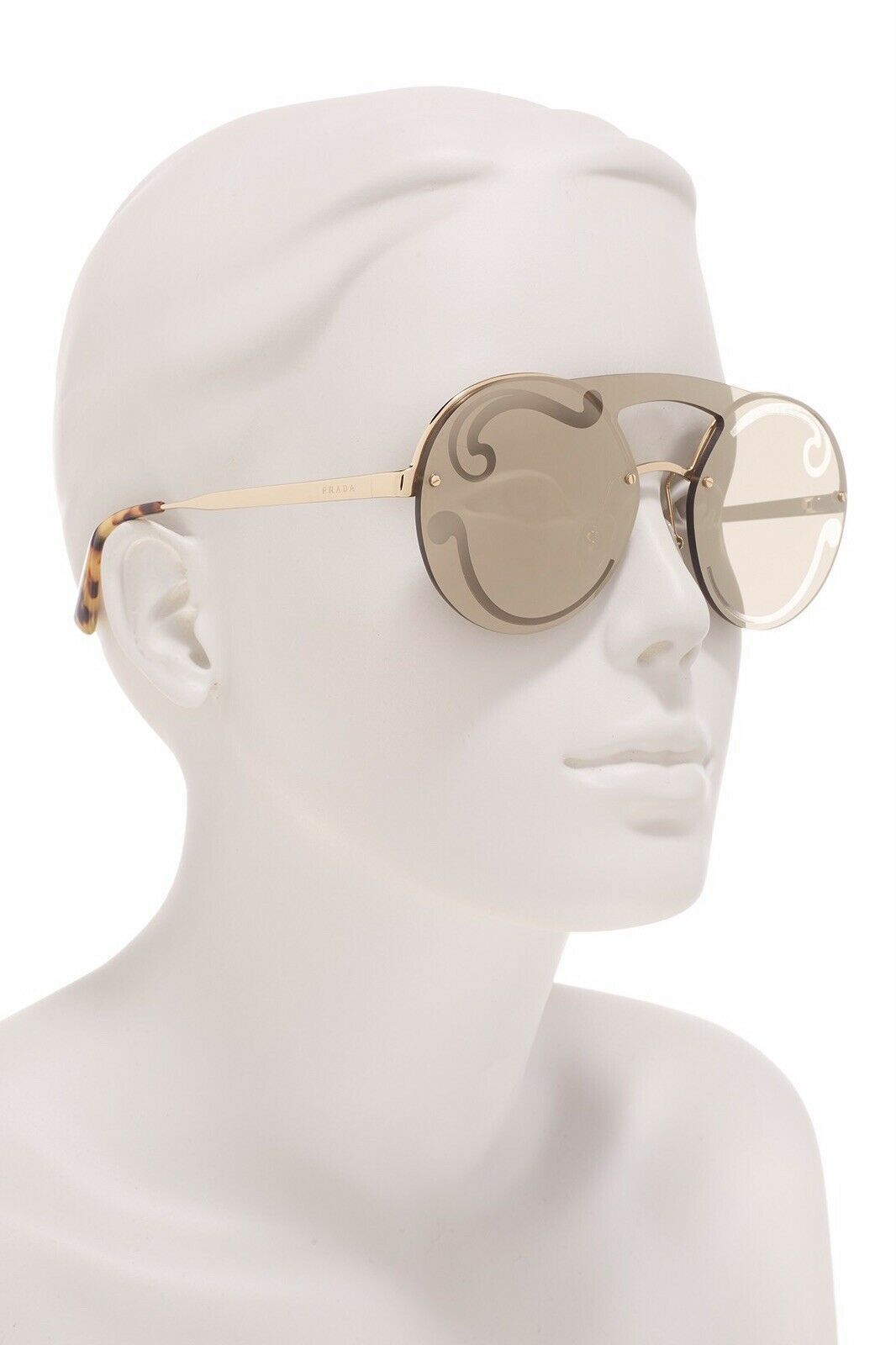 Prada Prada Cinema Evolution Round SPR 65T ZVN-ODW Sunglasses Size ONE SIZE - 4 Thumbnail