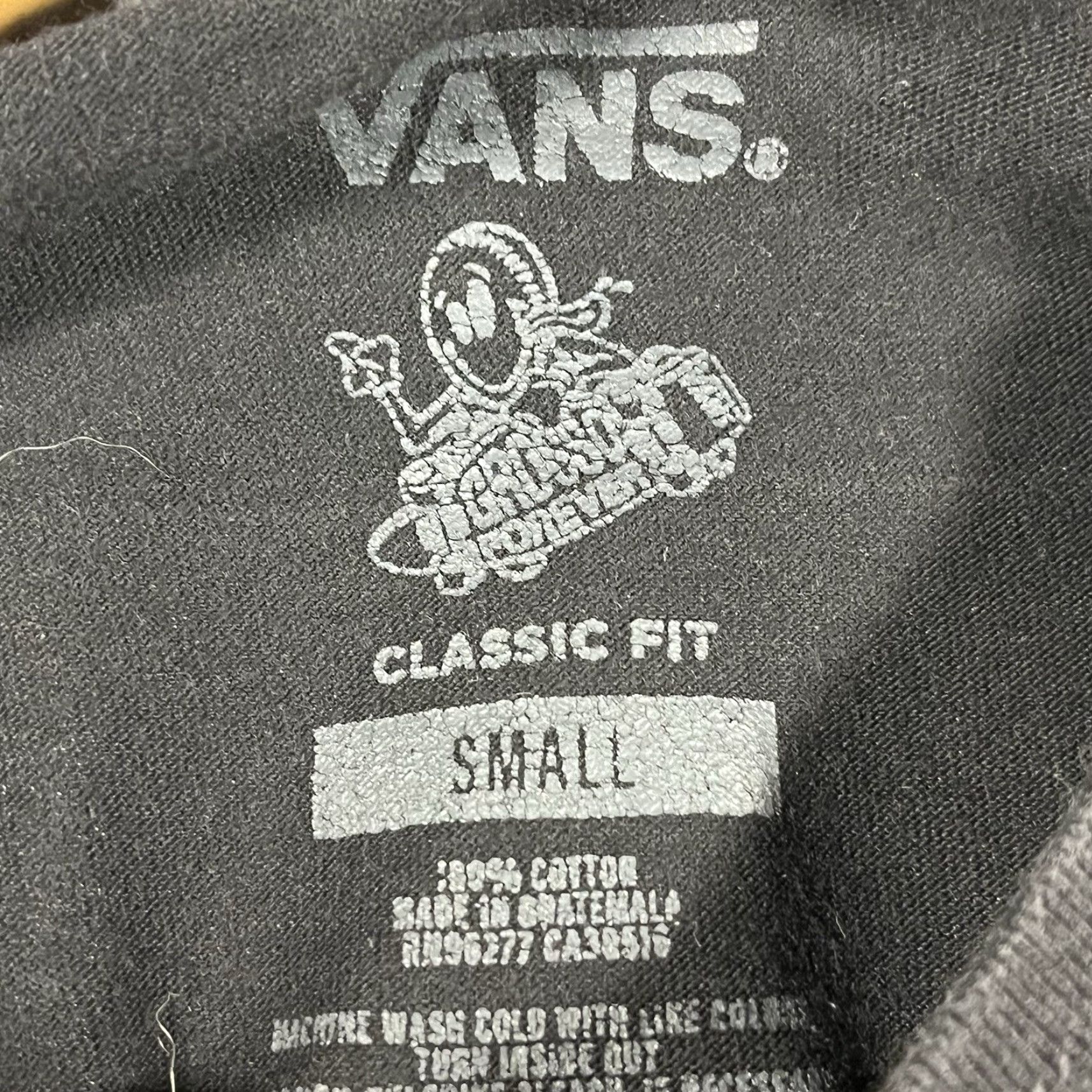 Vans VANS Jeff Grosso Sad Plant Short Sleeve Pocket T-Shirt Black Mens Small Skate Shirt Size US S / EU 44-46 / 1 - 6 Thumbnail