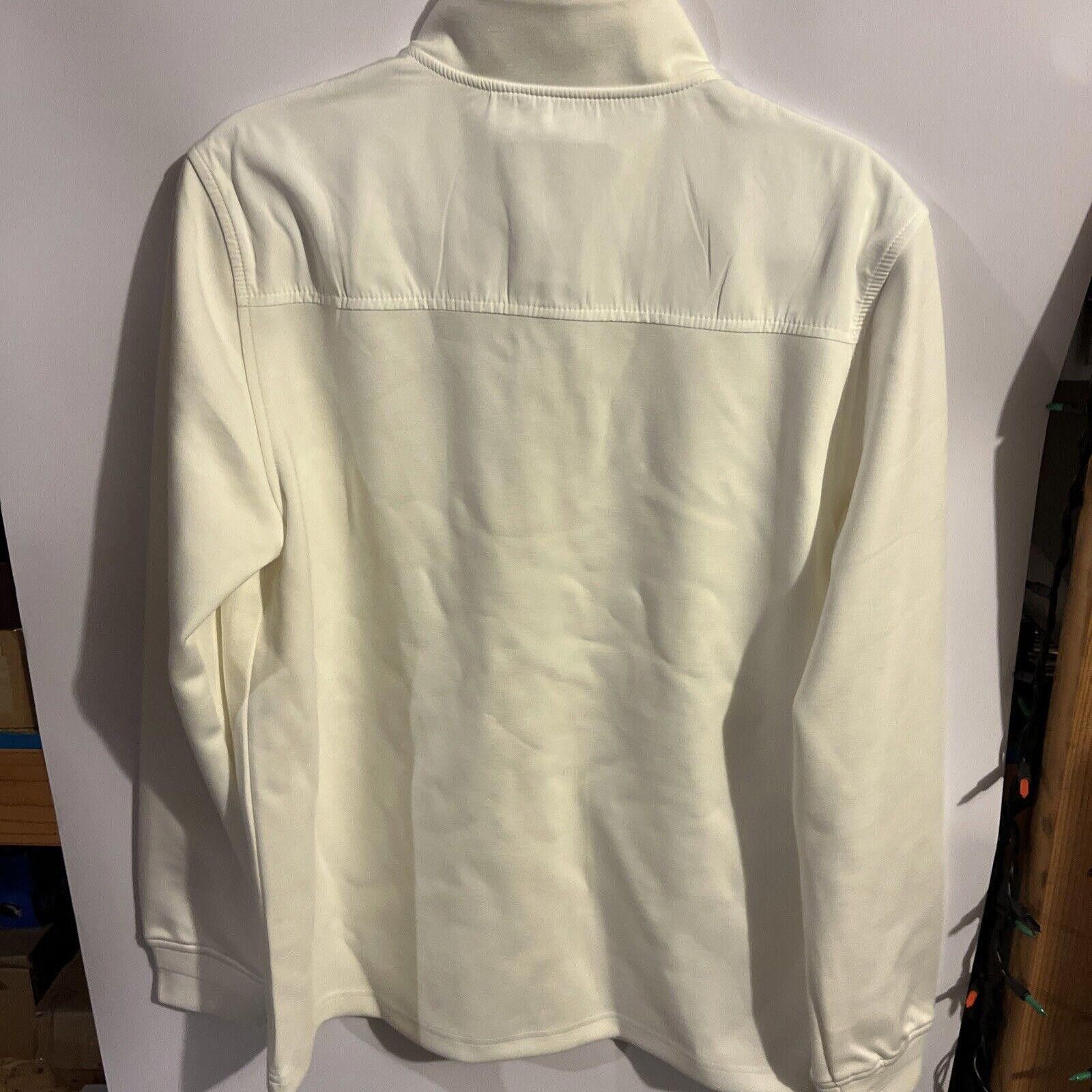 BUGATCHI Bugatchi Pullover Quarter Zip Sweater Small White Size US S / EU 44-46 / 1 - 5 Thumbnail