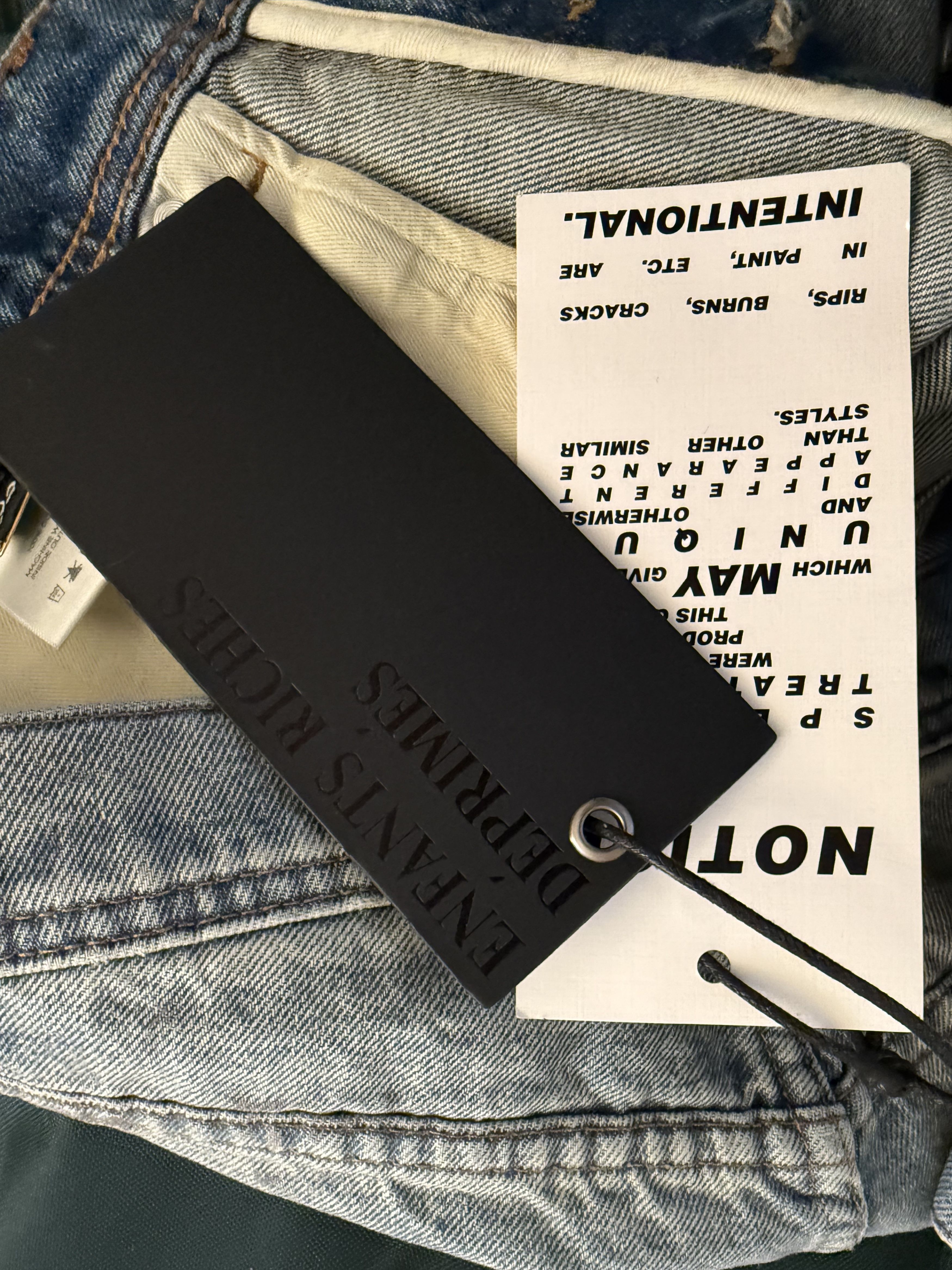 Enfants Riches Deprimes Enfants Riches Déprimés Distressed Straight-Leg Jeans Size US 29 - 9 Thumbnail