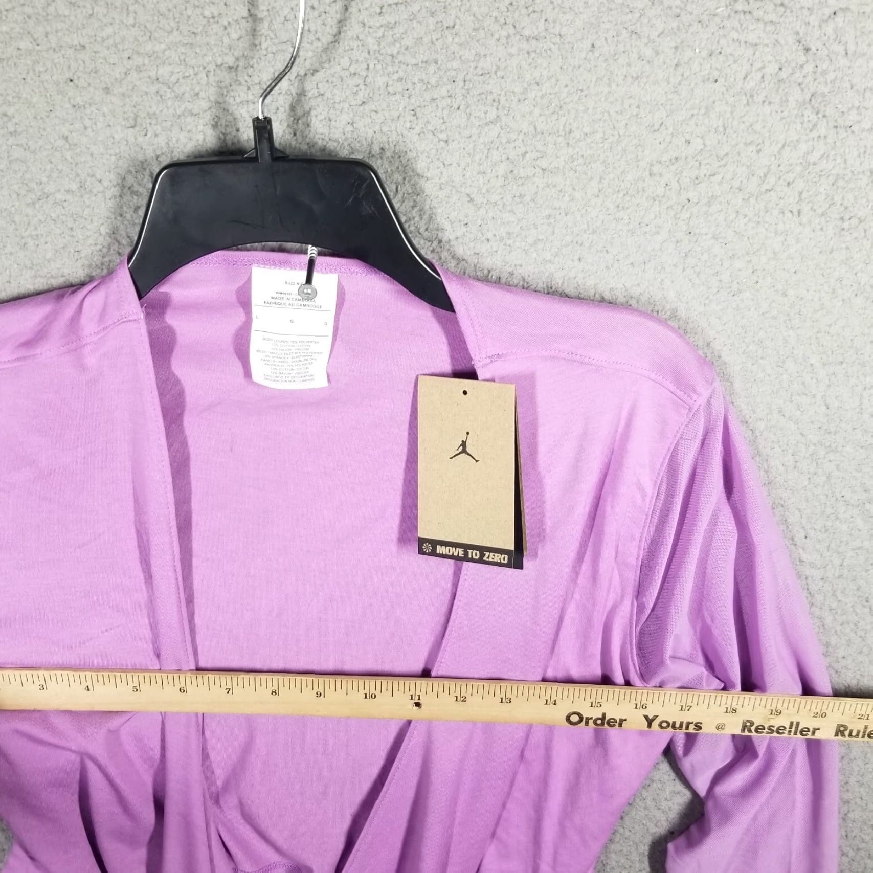Nike Nike Jordan 23 Women's Engineered Top Wrap Shirt Large Purple Activewear Sportswear 1990s? Womens Size L / US 10 / IT 46 - 5 Thumbnail