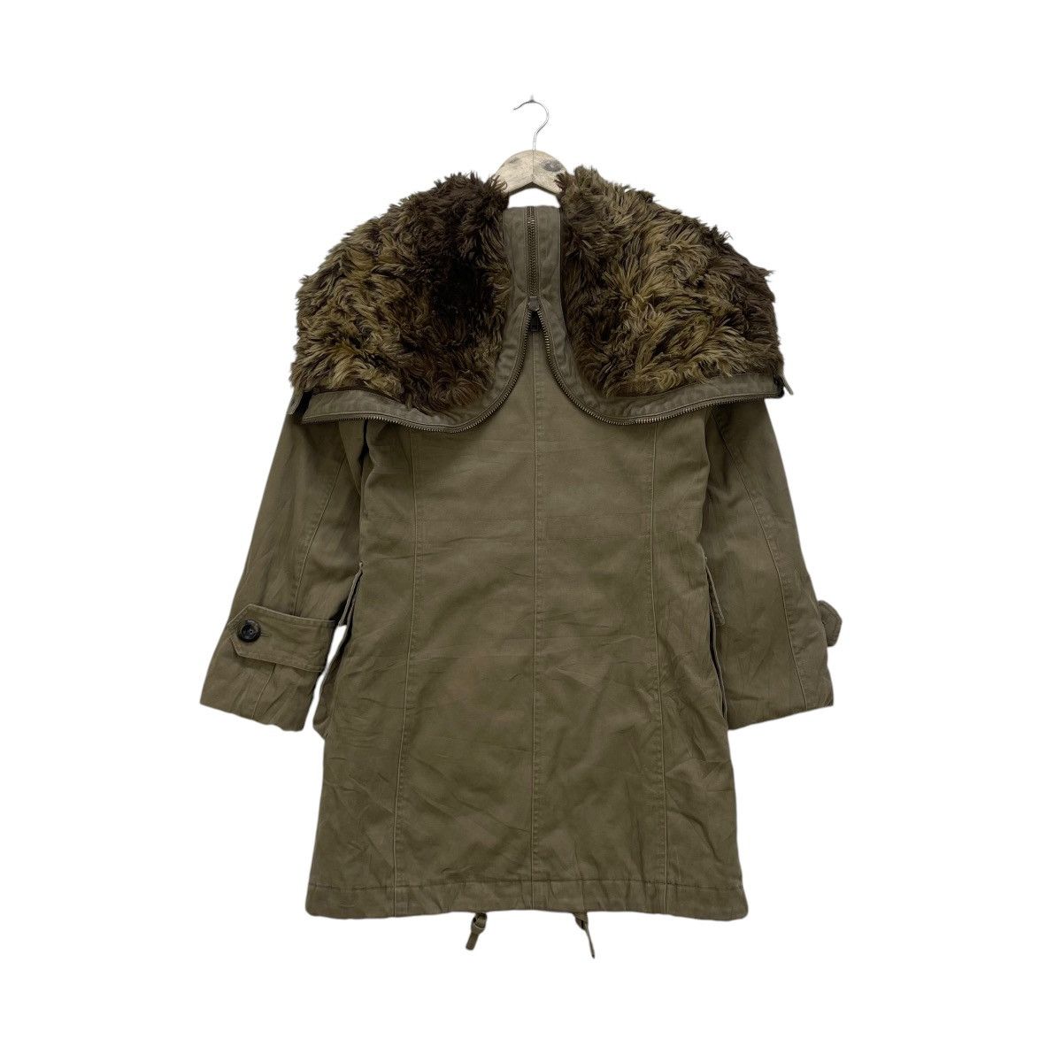 If Six Was Nine 💥Japanese Brand Re Trush Snorkel Parka Gothic Punker Jacket Size M / US 6-8 / IT 42-44 - 2 Thumbnail