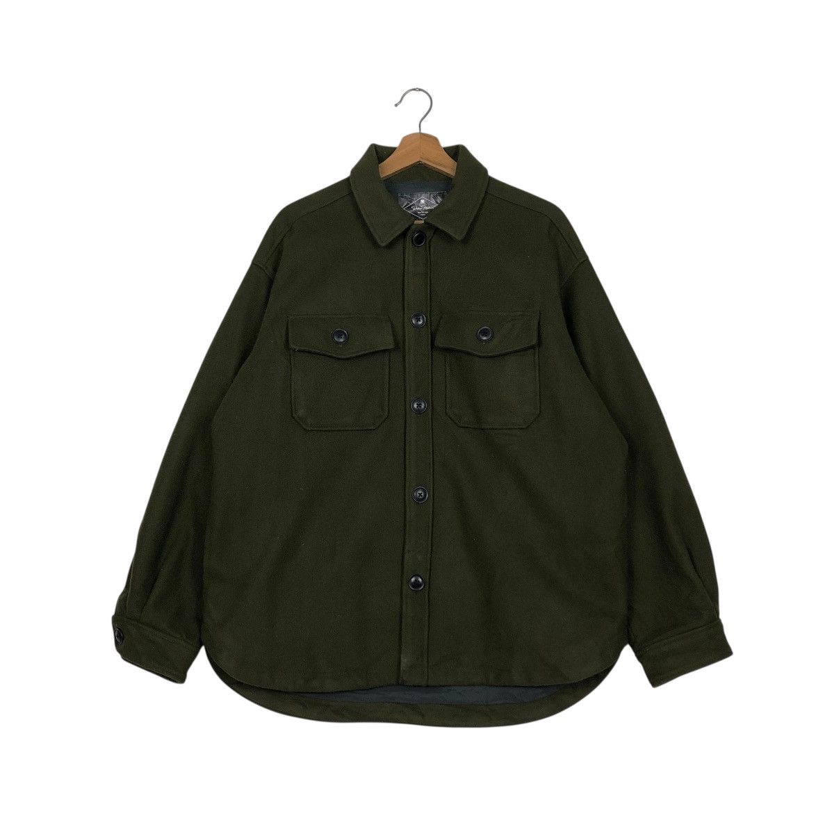 Japanese Brand 🔥VINTAGE WOOL CHORE WORK JACKET RAGEBLUE JPN ISSEY MIYAKE Size US M / EU 48-50 / 2 - 3 Thumbnail