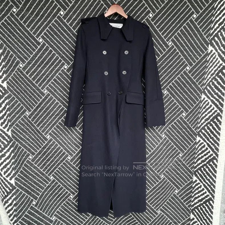 Valentino Valentino Navy pure wool coat Size S / US 4 / IT 40 - 1 Thumbnail