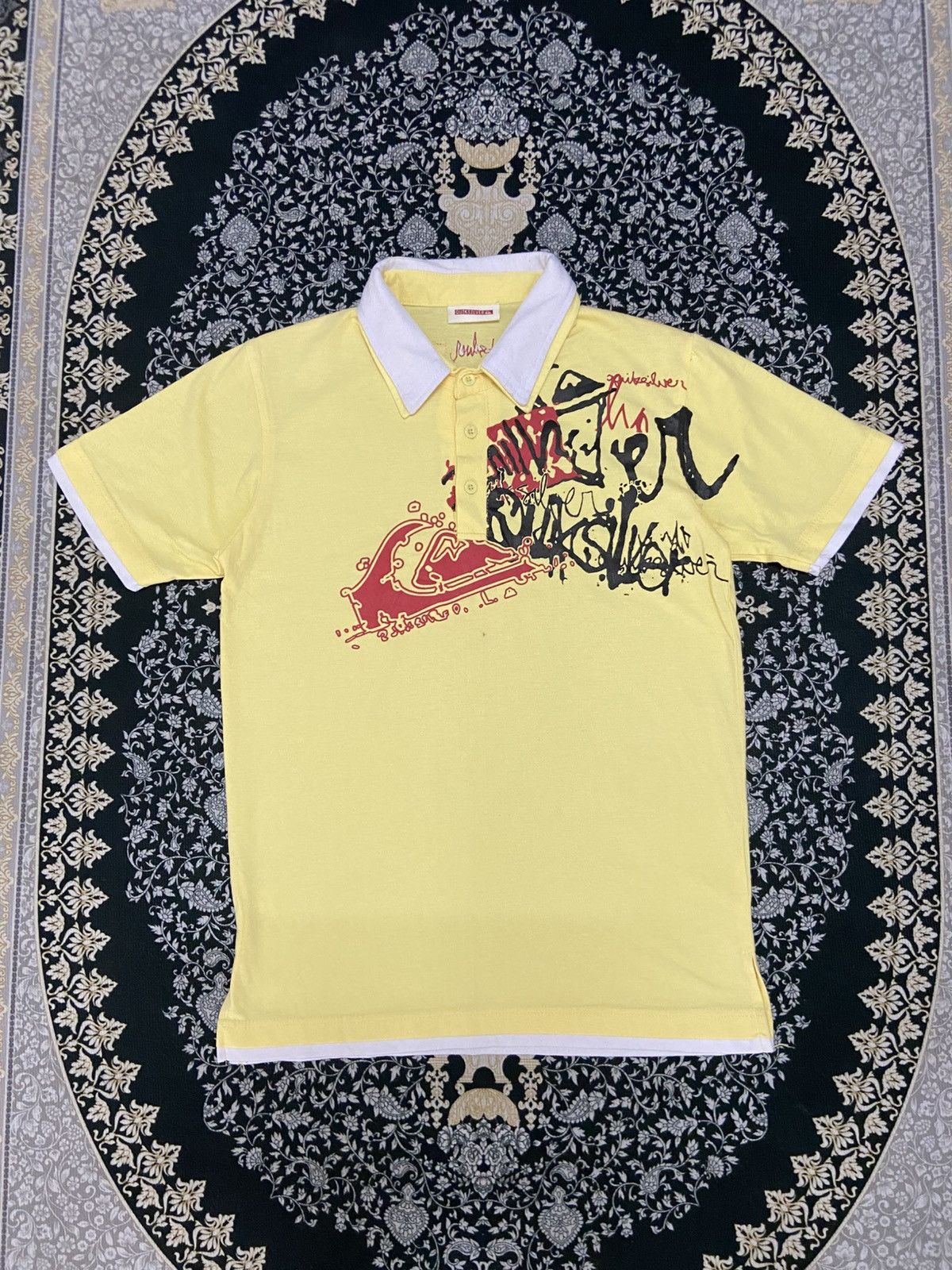 Quiksilver Vtg Quiksilver Y2K style Polo Shirt Size US M / EU 48-50 / 2 - 1 Thumbnail