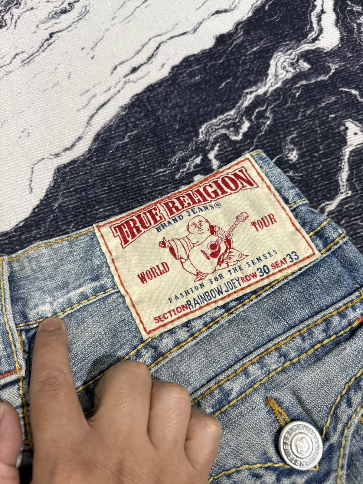 True Religion True religion world tour section rainbow joey jeans bootcut Size US 30 / EU 46 - 6 Thumbnail