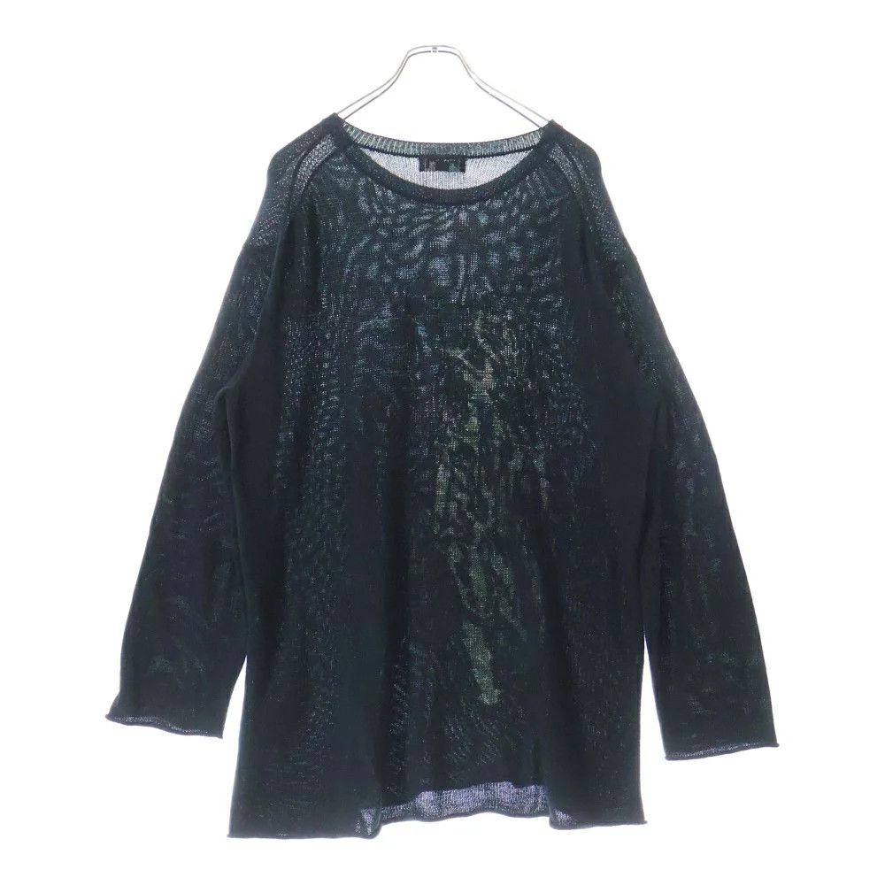 Yohji Yamamoto Yohji Yamamoto POUR HOMME 20SS / Crew neck A / Knit sweater Size US L / EU 52-54 / 3 - 2 Thumbnail