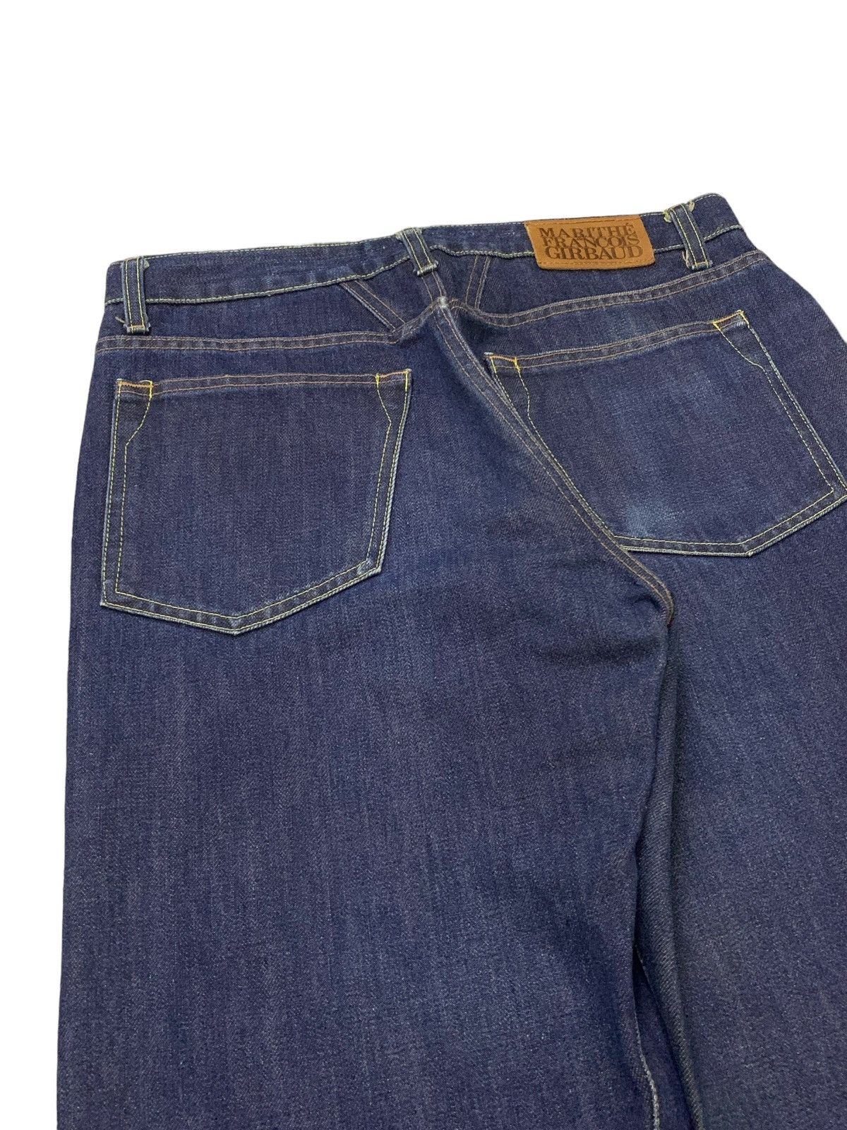 Marithe + Francois Girbaud × Pelle Pelle Marithe Francois Girbaud Raw Baggy Loose Jeans Size US 30 / EU 46 - 12 Thumbnail