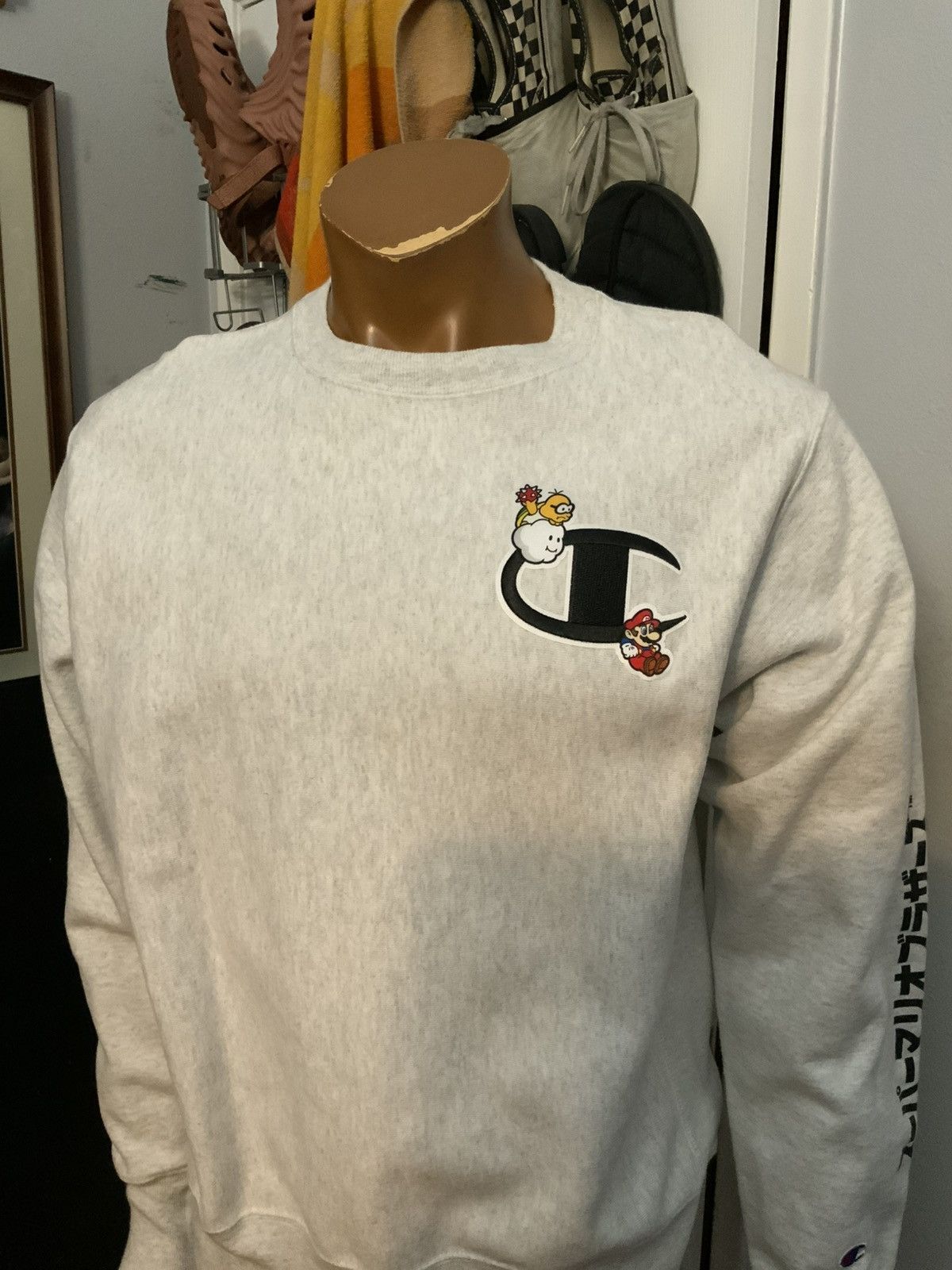 Champion × Nintendo Super Mario Bros Champion Reverse Weave Nintendo Sweatshirt Size US M / EU 48-50 / 2 - 12 Thumbnail