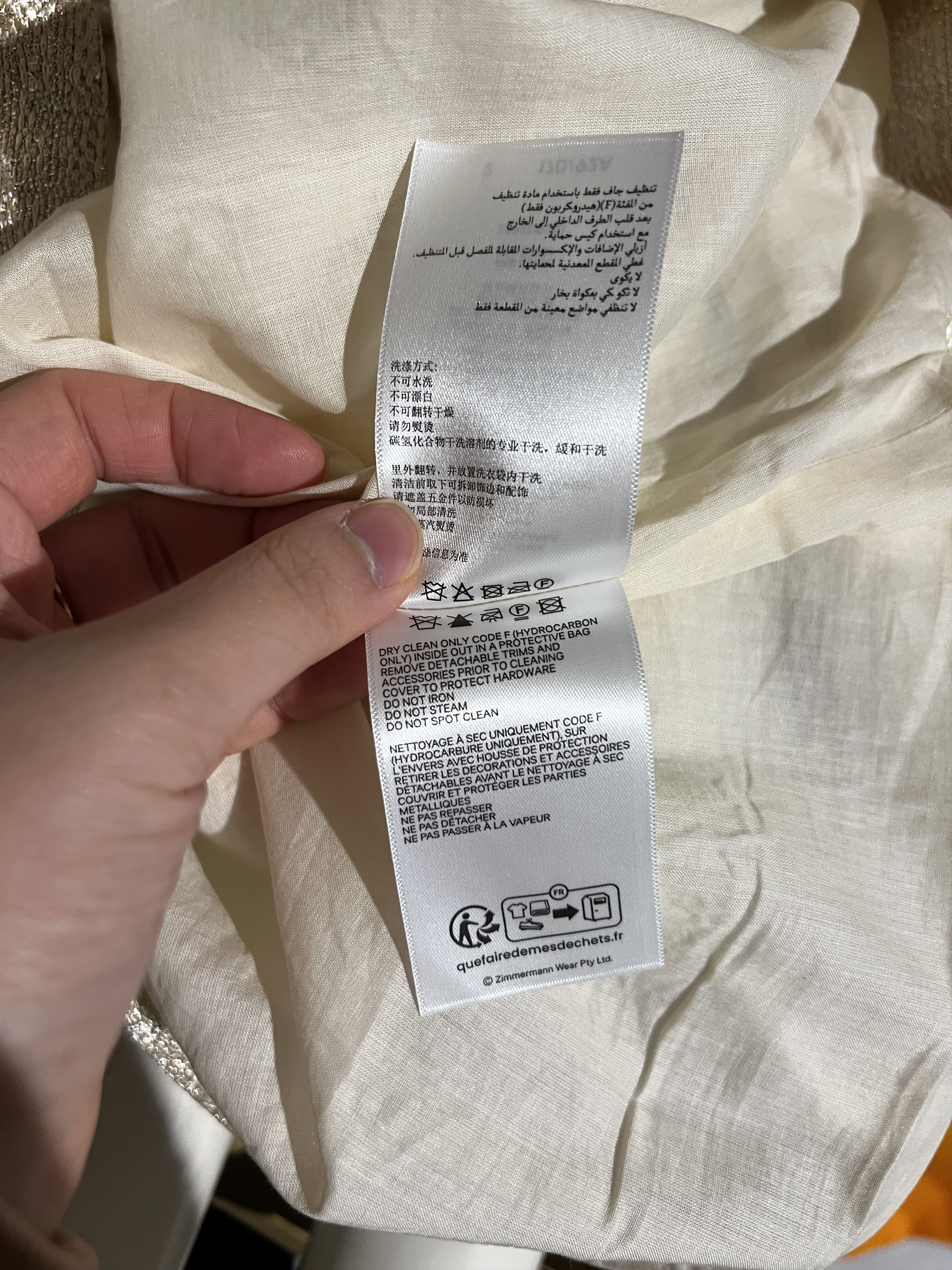 Zimmermann CRUSH SHIFT DRESS Size M / US 6-8 / IT 42-44 - 9 Thumbnail