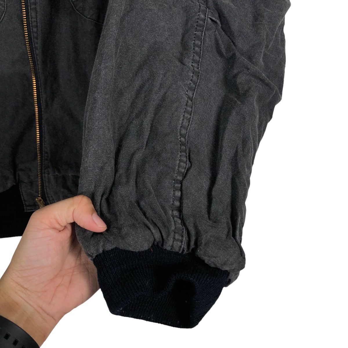 Japanese Brand Vintage Chore Bomber Jacket Barfur Japan Inspire CP Company Size US L / EU 52-54 / 3 - 15 Thumbnail