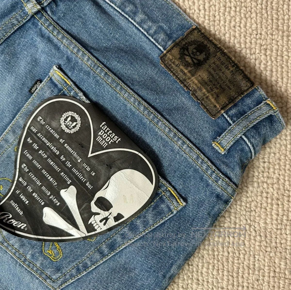 Roen Roen Japan Distressed Double Layer Jeans. Size US 34 / EU 50 - 5 Thumbnail