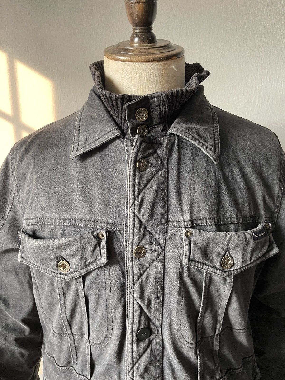 Dolce & Gabbana 2000s Dolce & Gabbana Disstressed Sailor Jacket 11 Size US M / EU 48-50 / 2 - 8 Thumbnail