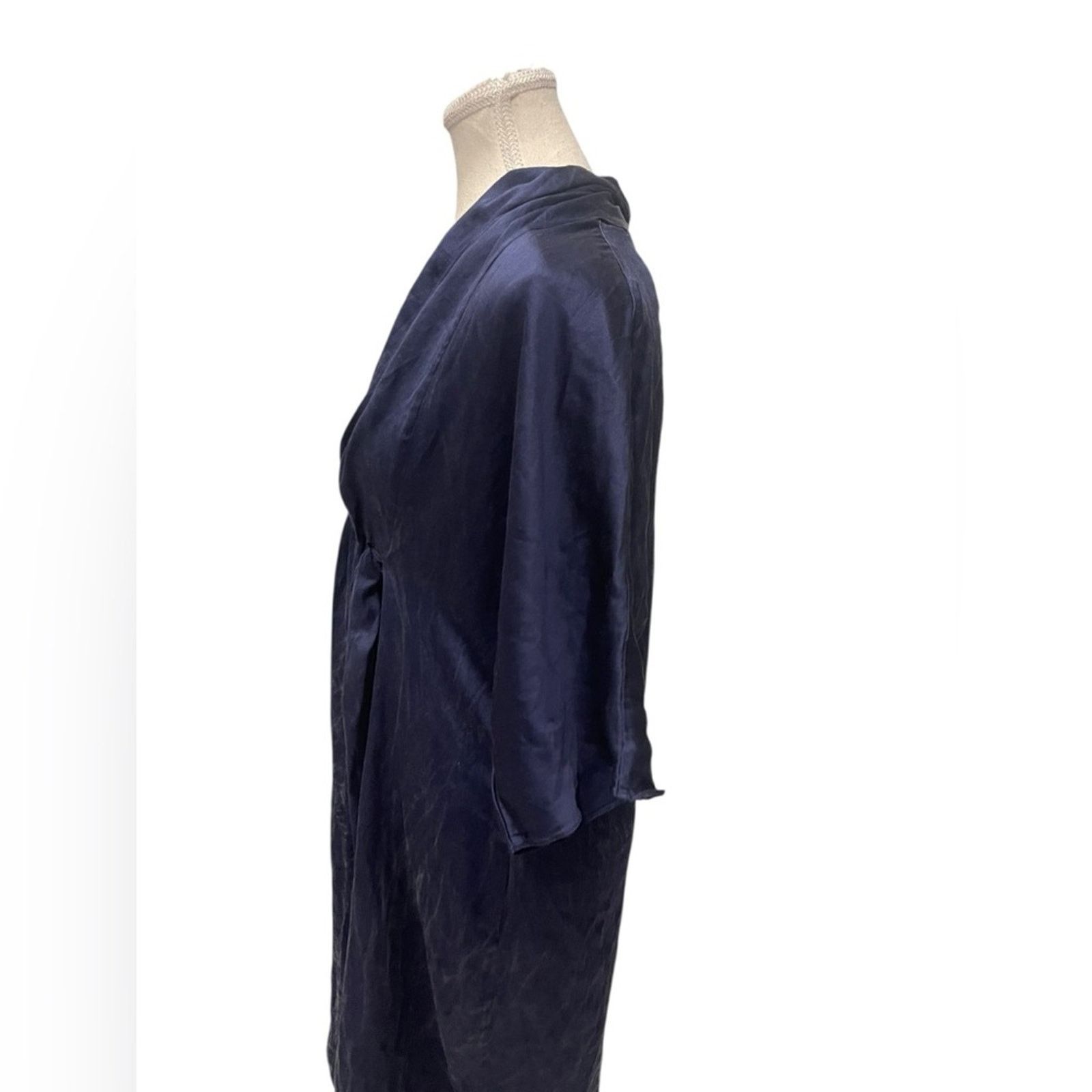 Malo Malo Midnight Blue Women's Robe Size:42 Size ONE SIZE - 3 Thumbnail