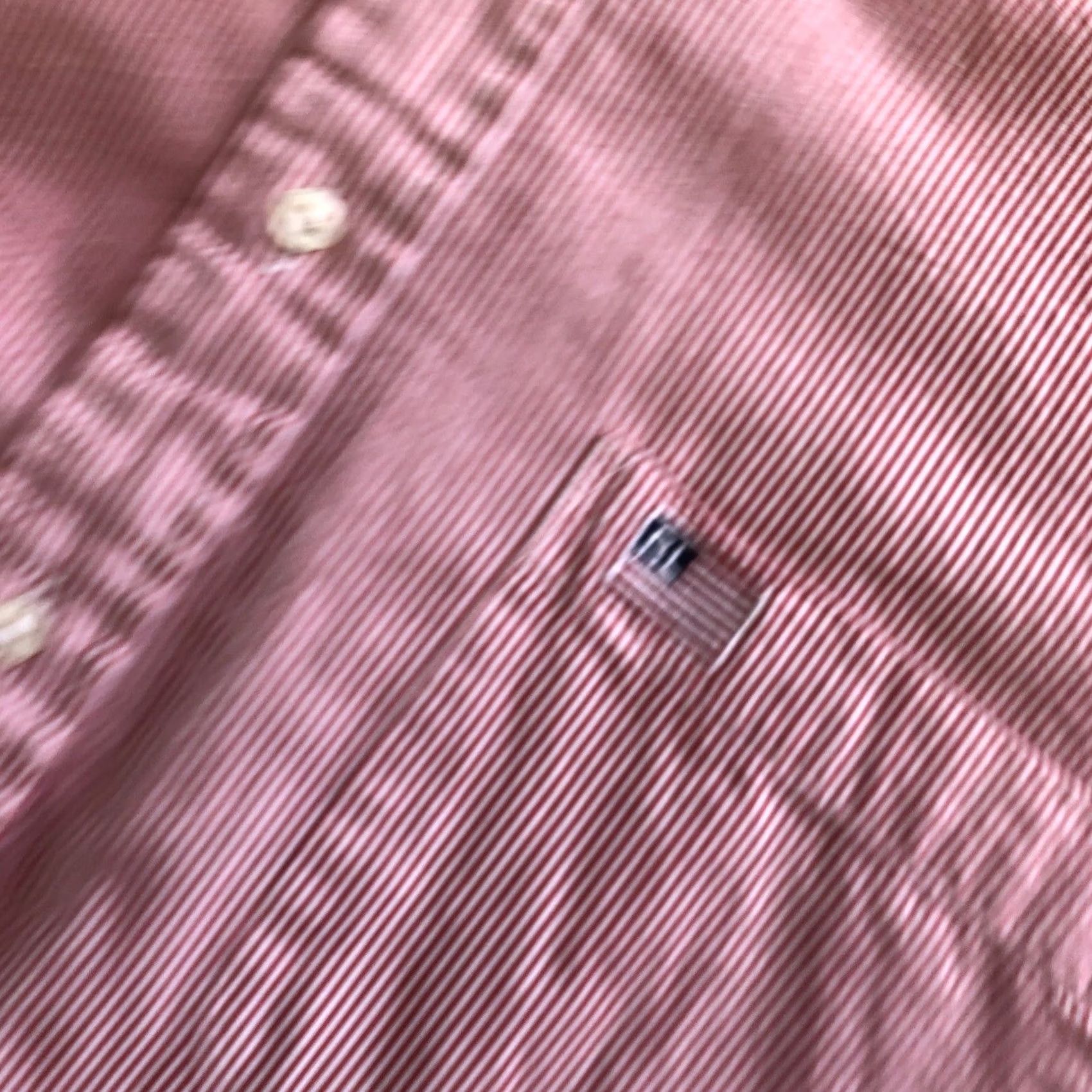 Vintage Polo Jeans Co Ralph Lauren Mens Dress Shirt XL Red White Striped Button-Down Formal Shirt Men XS? Size 46R - 5 Thumbnail
