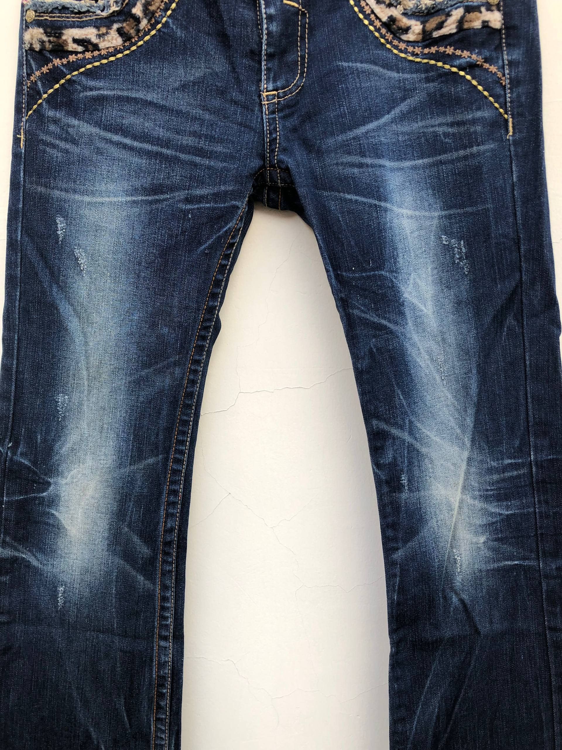 If Six Was Nine 2000s Fading Bootcut Flared Vkei Y2k Japanese Archive Size US 28 / EU 44 - 10 Thumbnail