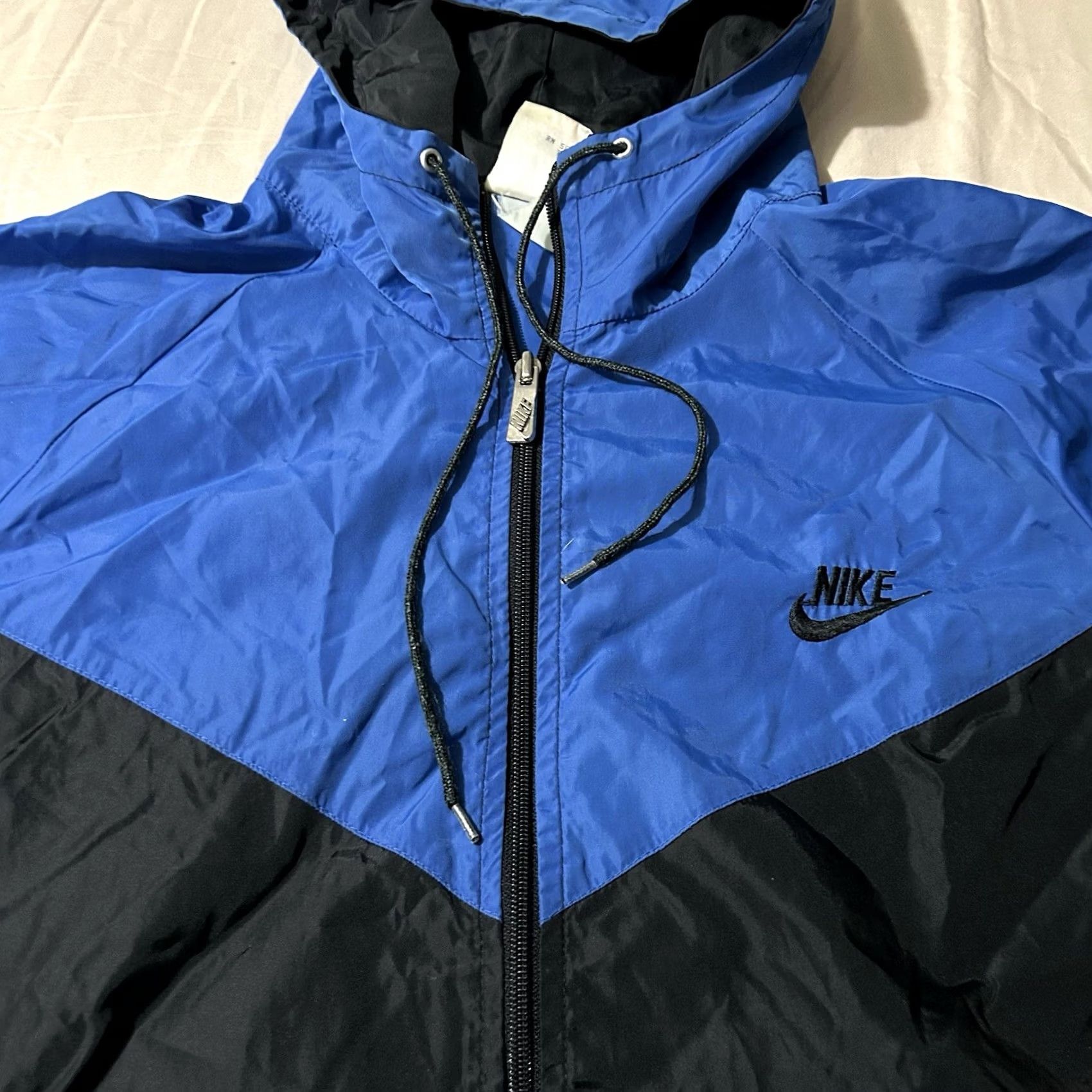 Nike VINTAGE Nike Windrunner Windbreaker Jacket L Mens Full Zip 90s Blue Size US L / EU 52-54 / 3 - 2 Thumbnail