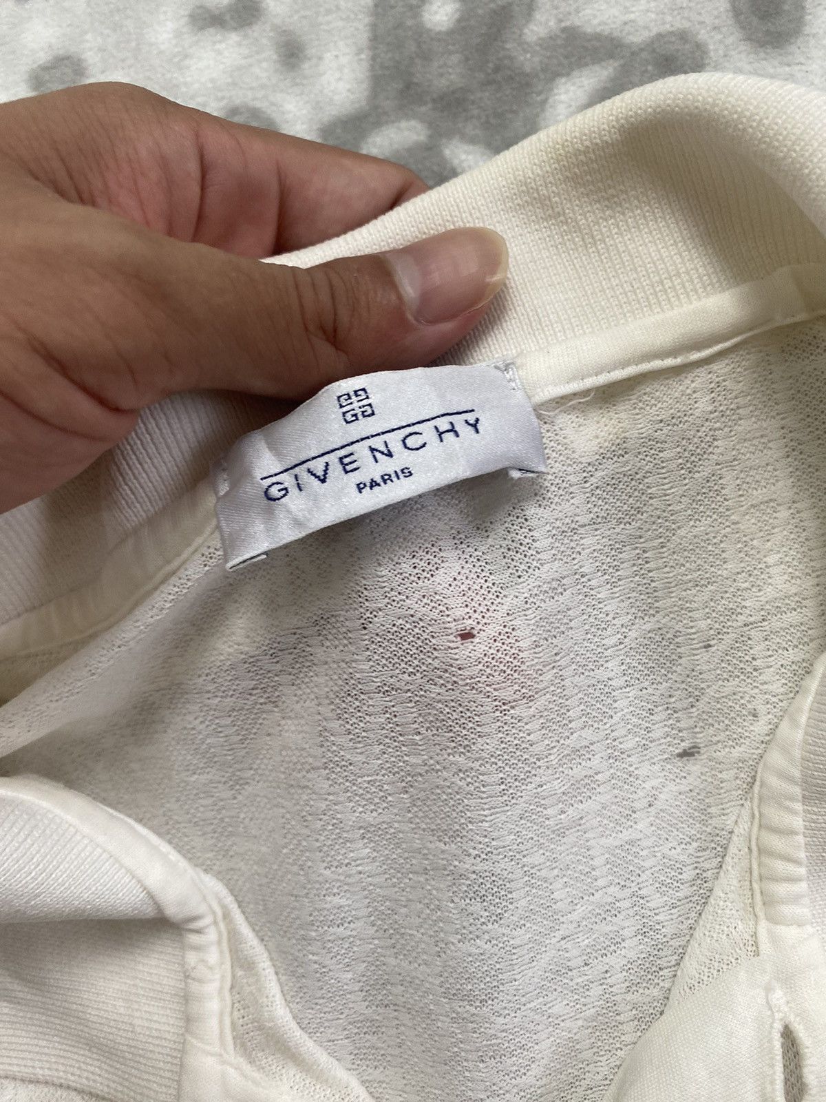 Givenchy GIVENCHY POLO SHIRT MONOGRAM SPELLOUT Size US M / EU 48-50 / 2 - 6 Thumbnail