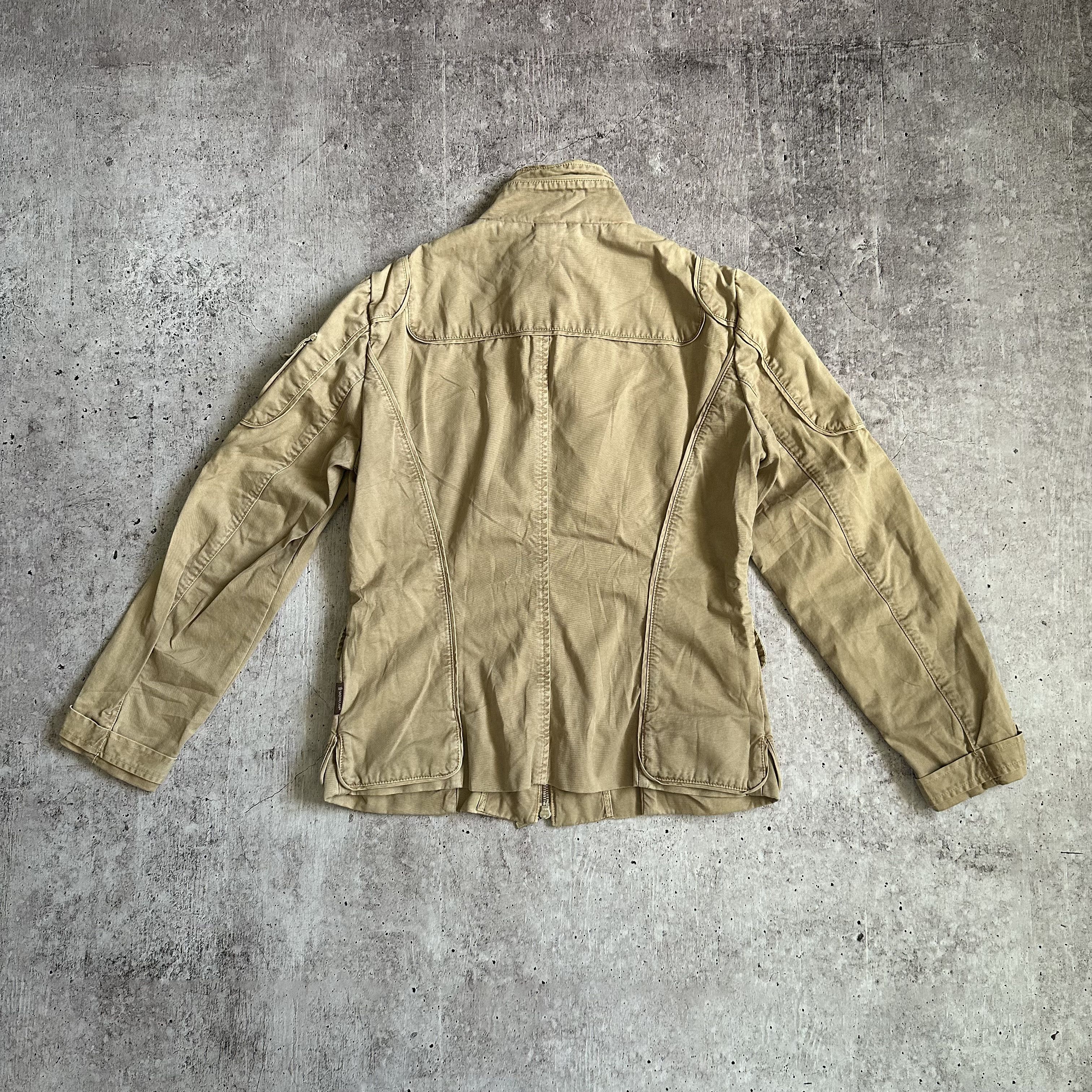 Moncler Moncler Avant Garde Denim Vintage y2k Beige Cargo Jacket Size M / US 6-8 / IT 42-44 - 15 Thumbnail
