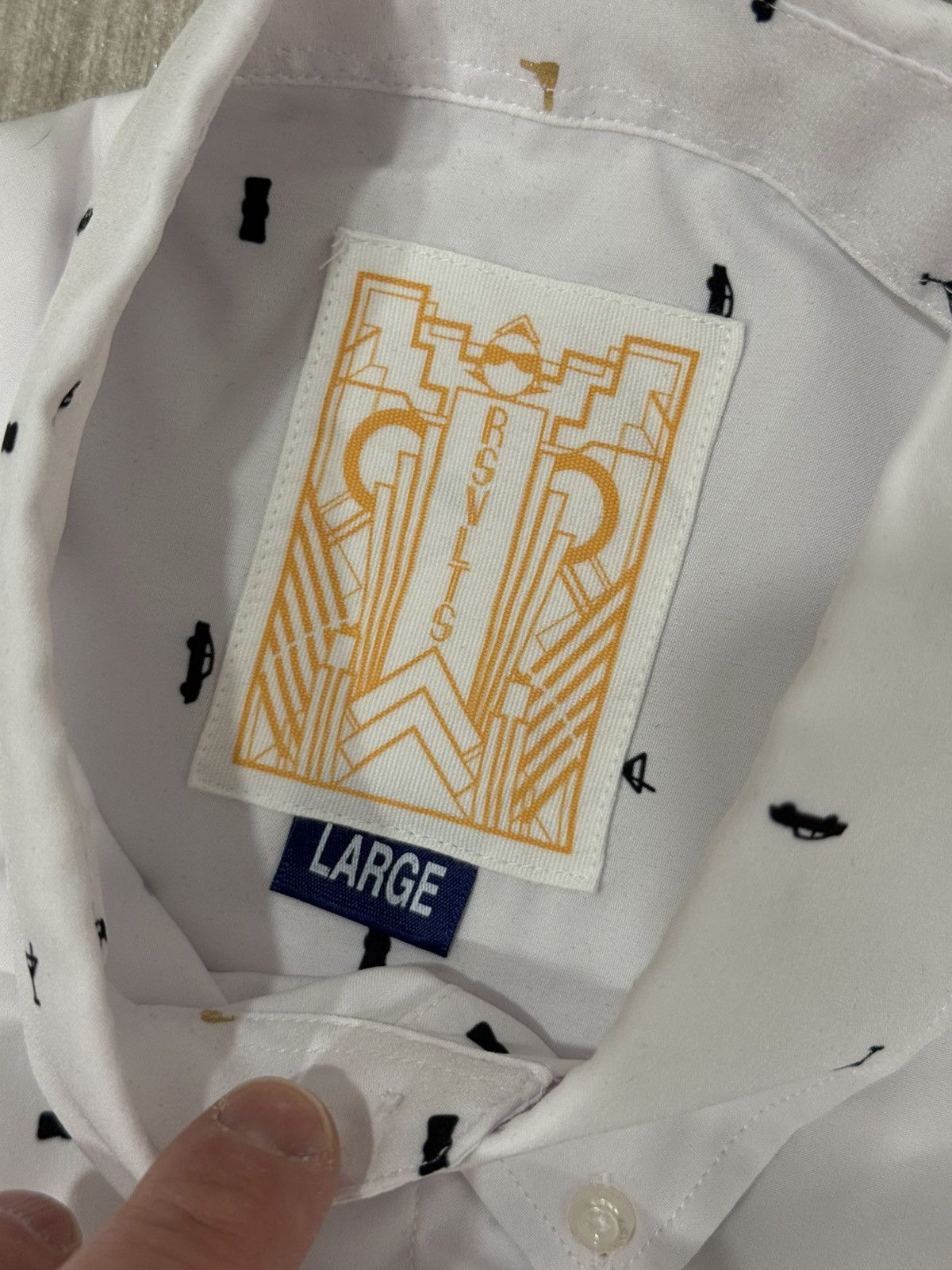 Other RSVLTS Gatsby Collection Secret Agent Man Button Up Shirt L Size US L / EU 52-54 / 3 - 5 Thumbnail