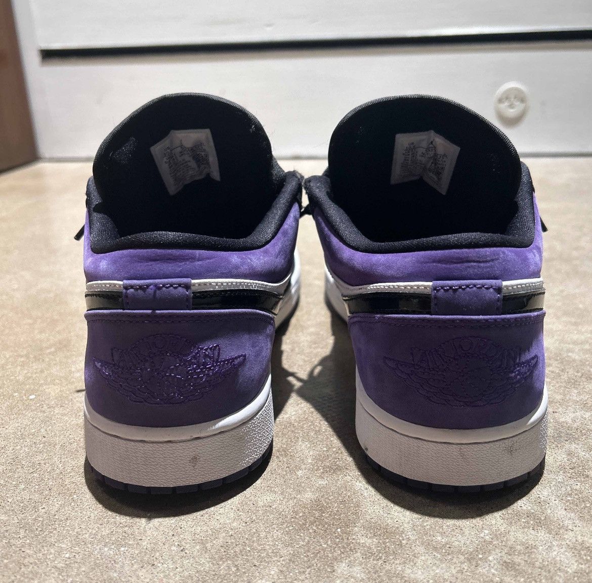 Nike Jordan 1 Low ‘Court Purple’ Size US 10.5 / EU 43-44 - 4 Thumbnail