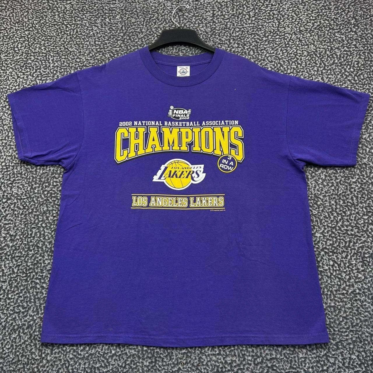 Delta Los Angeles LA Lakers Shirt Men XL Purple NBA Finals Cotton Size US XL / EU 56 / 4 - 1 Thumbnail